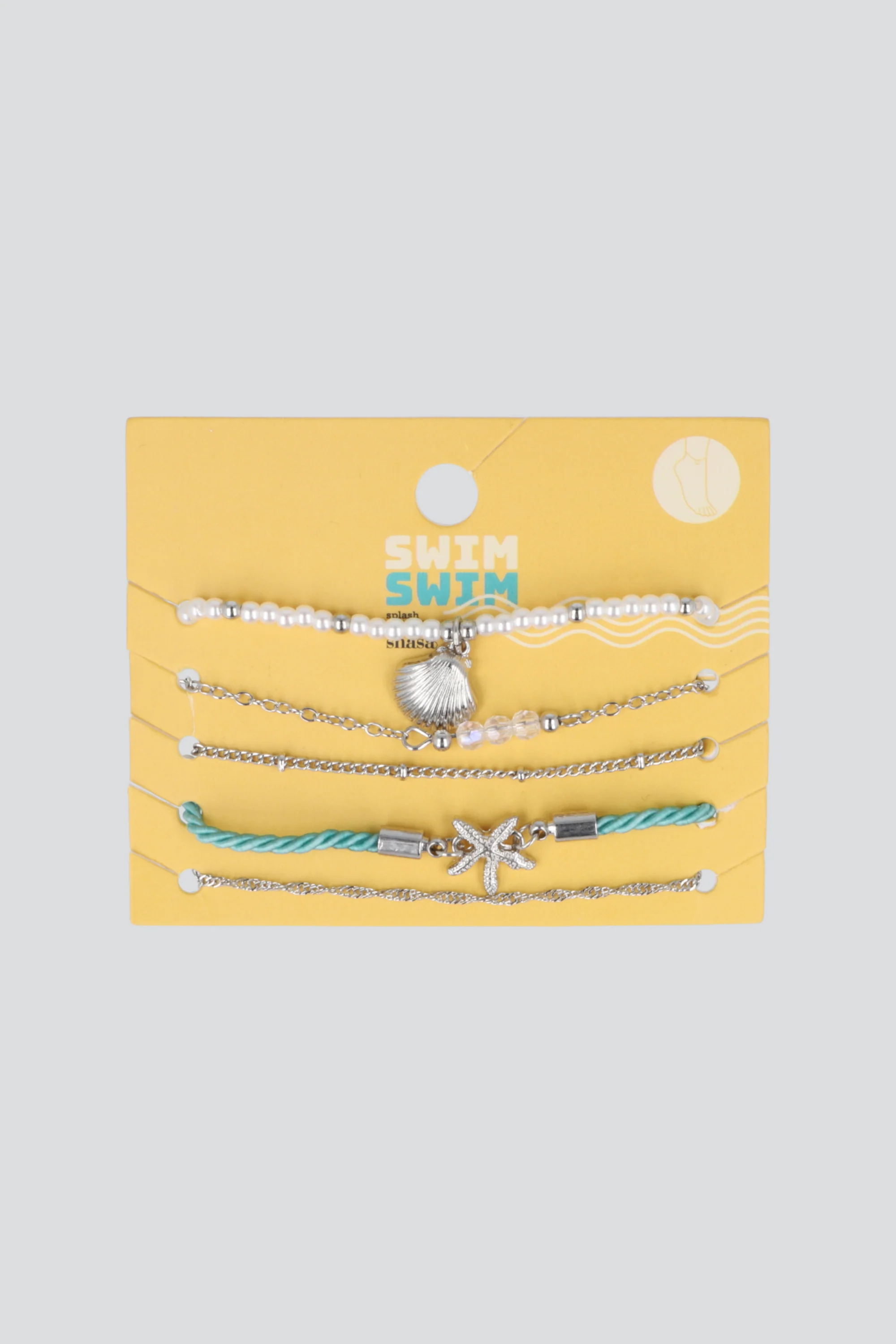 5 P ANKLET BEADS CONCHA