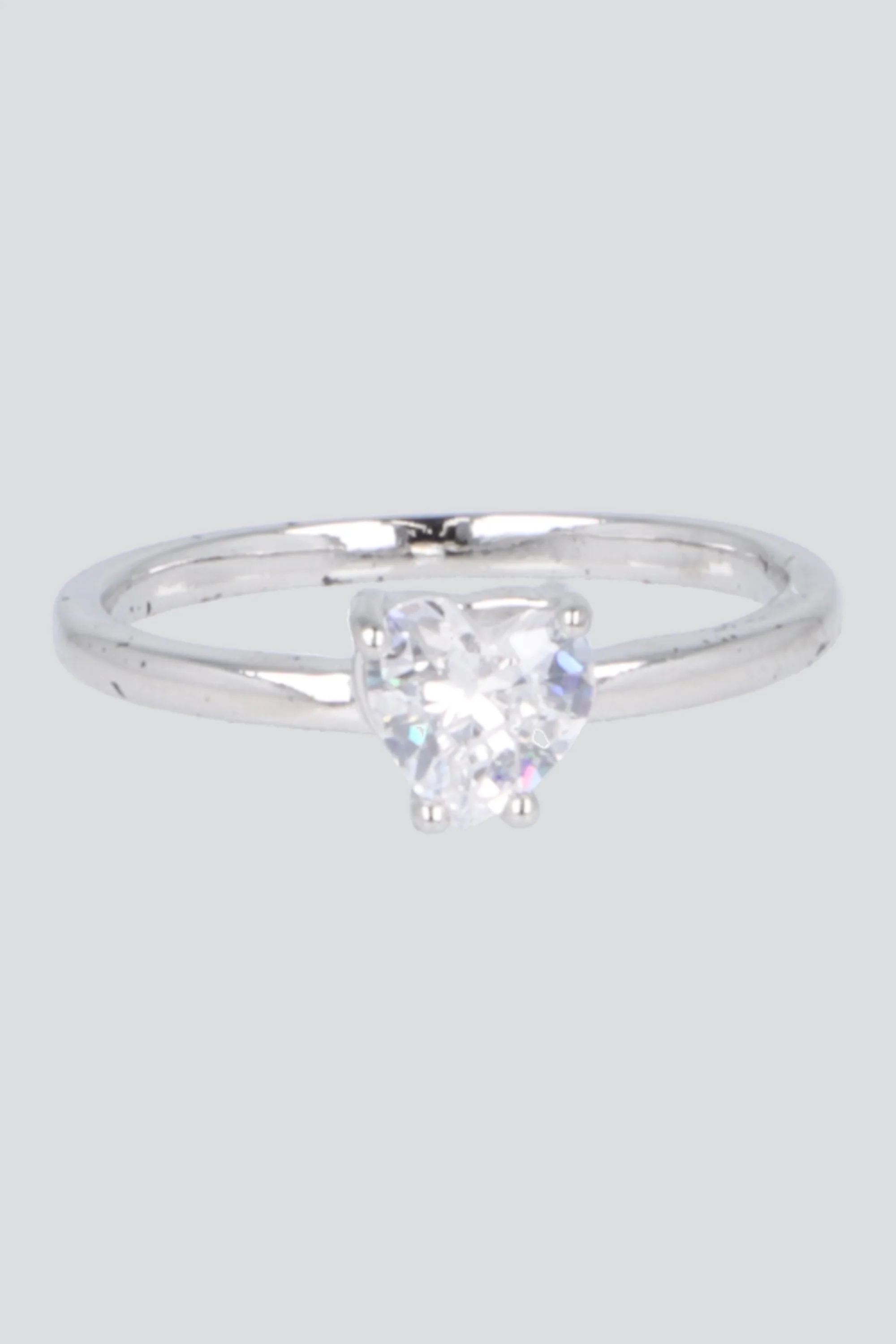 ANILLO CORAZON CRISTAL PQ
