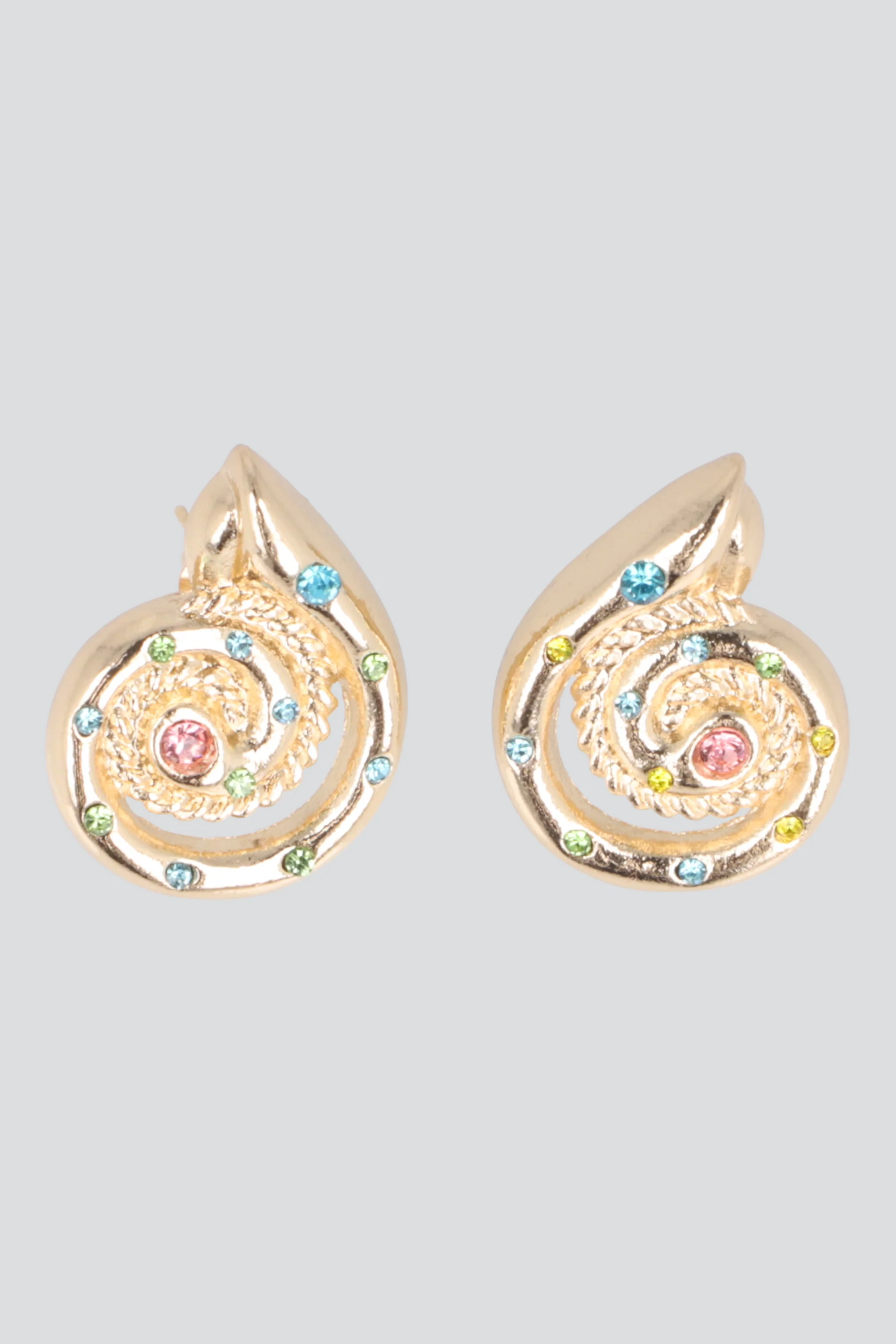 ARETES CARACOLA METAL