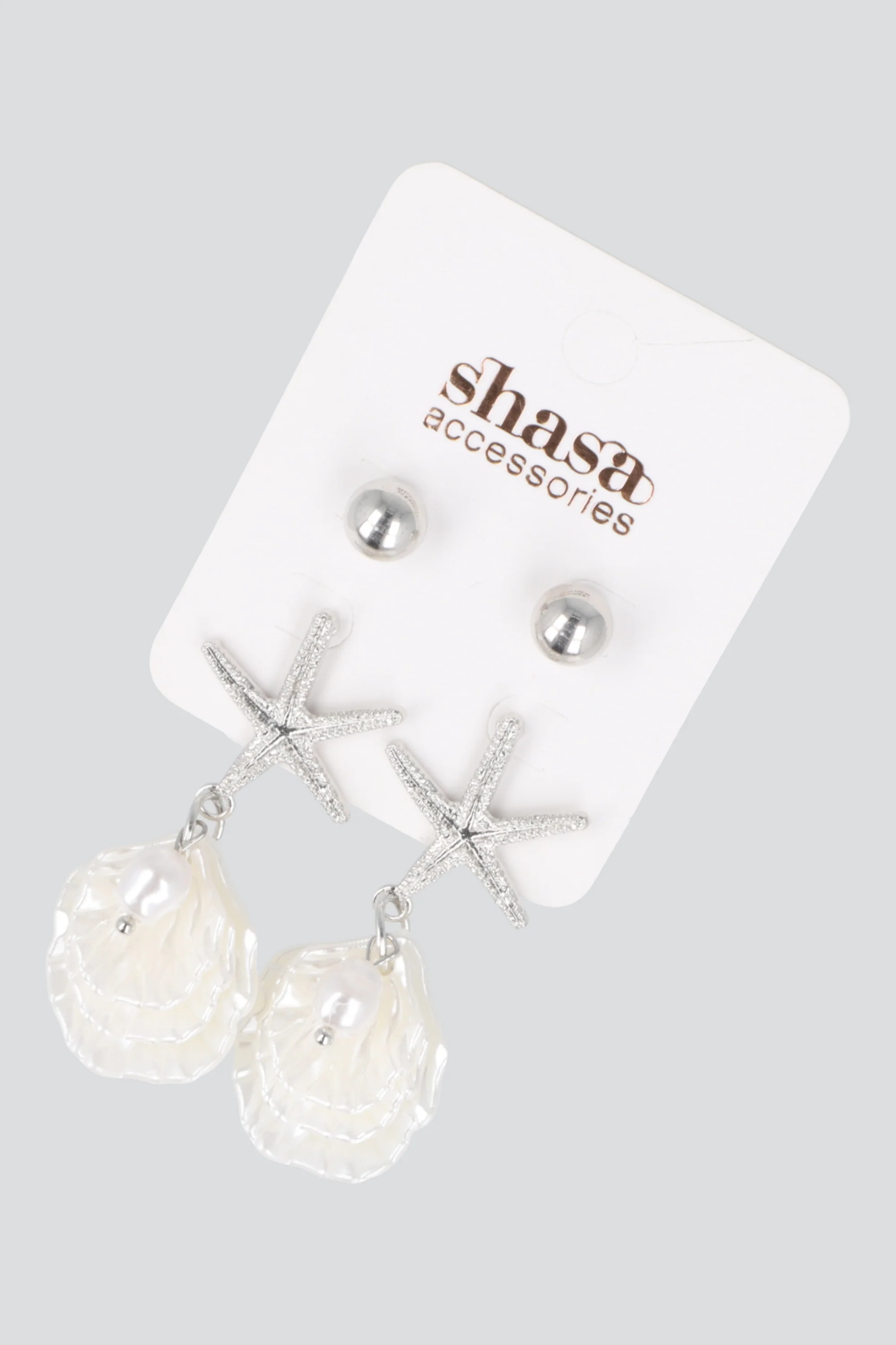 Aretes estrella de mar pétalos - Image 2