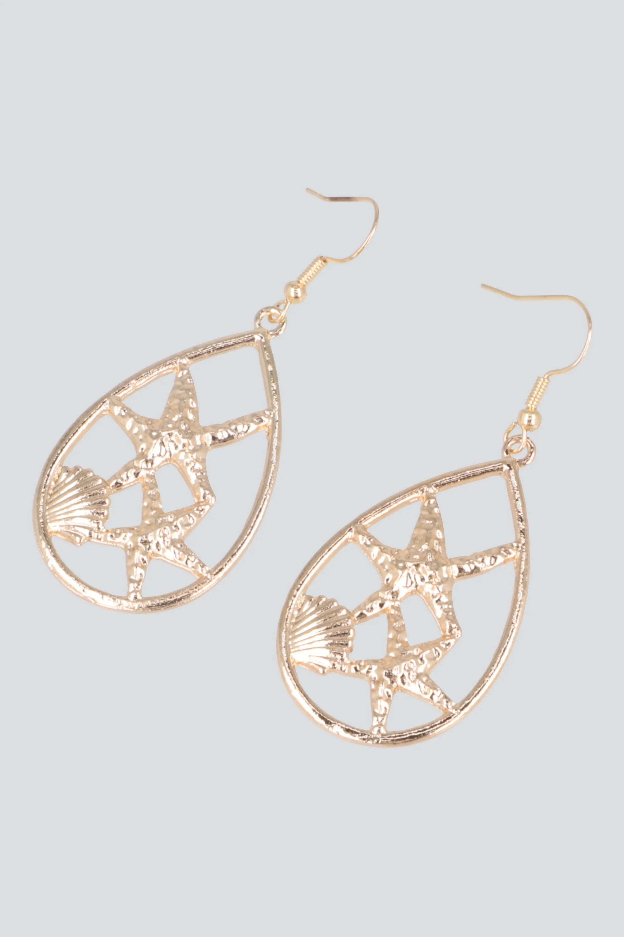 Aretes ovalo estrellas de mar - Image 2