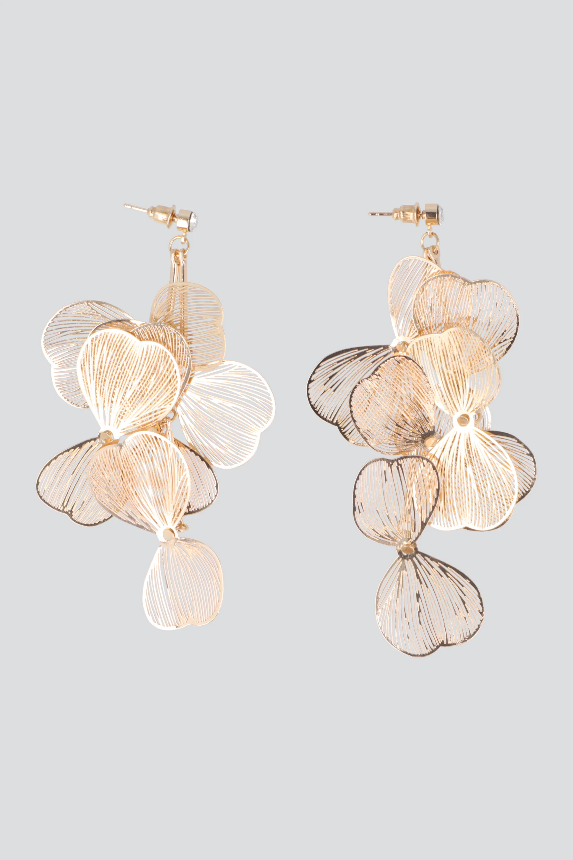 ARETES PETALOS FILIGRANA