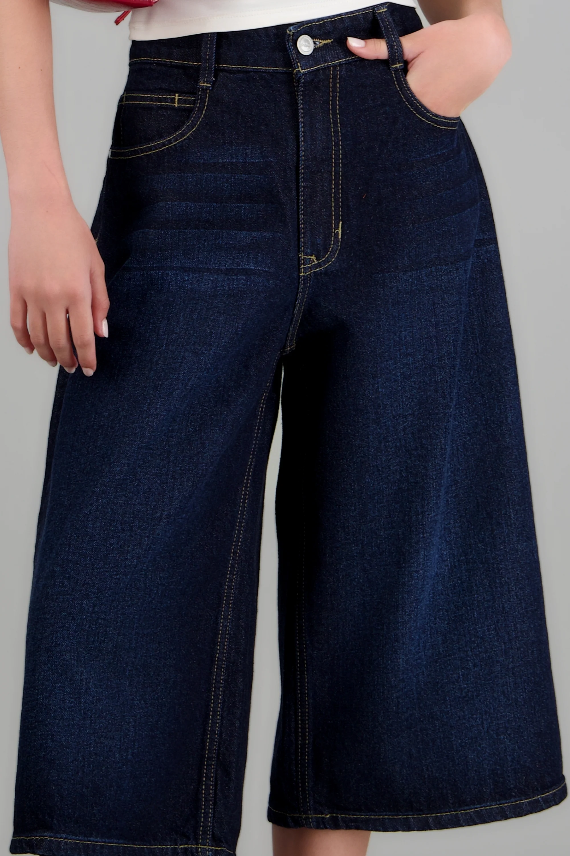Bermuda denim entintada - Image 10