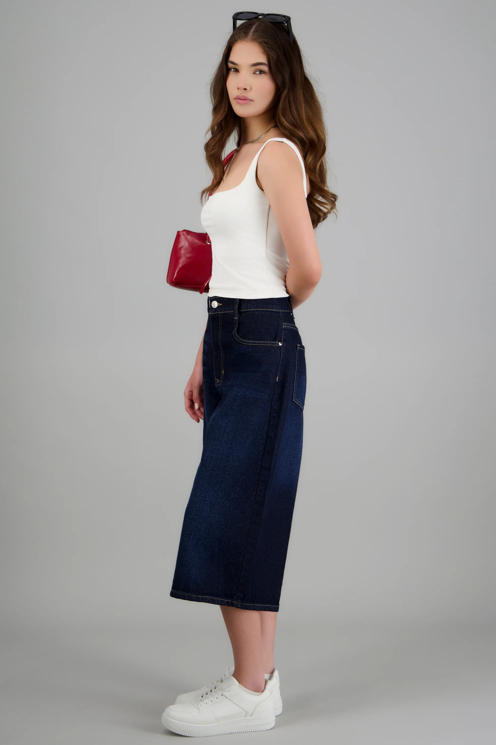 Bermuda denim entintada - Image 3