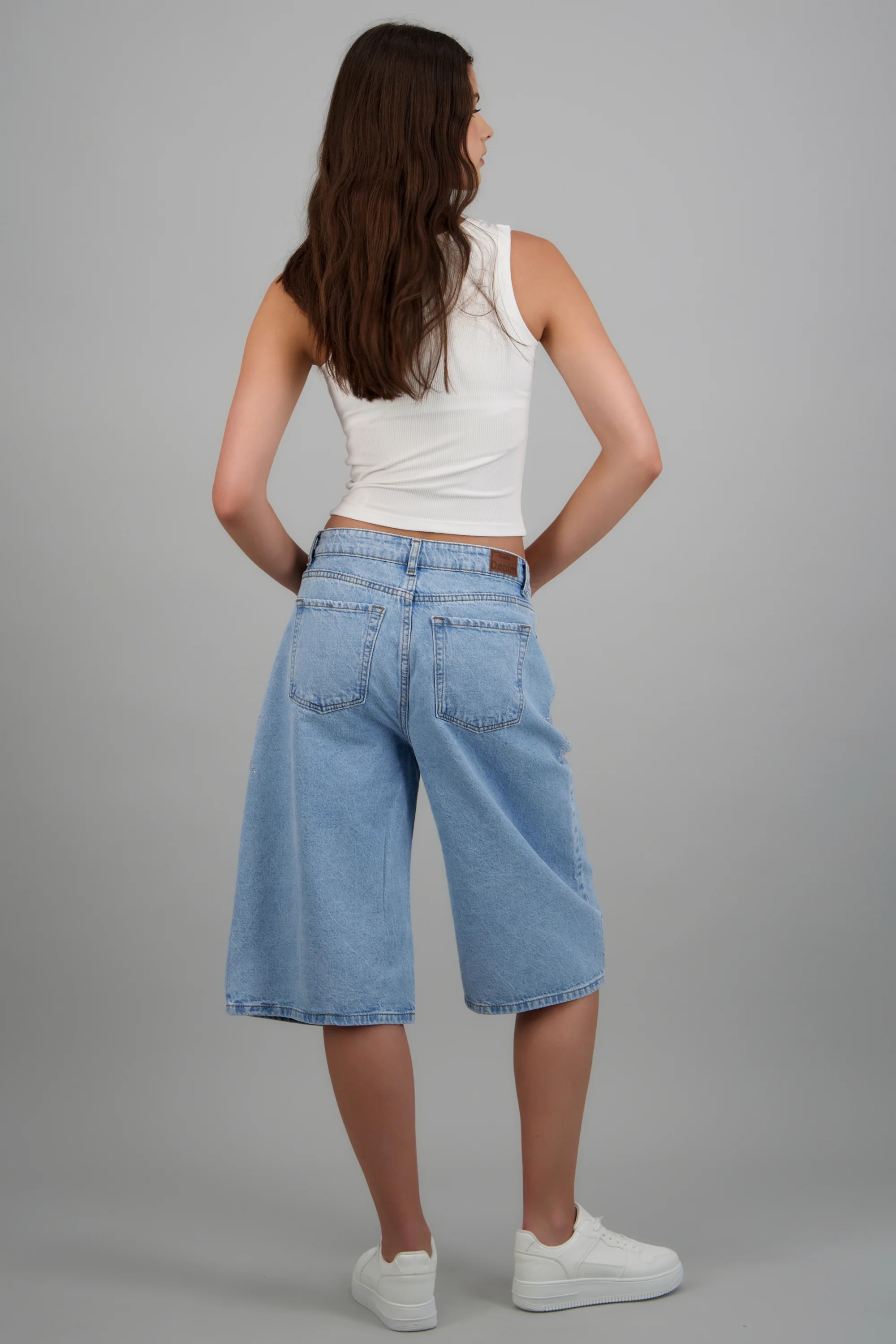 Bermuda denim estrellas brillos - Image 4