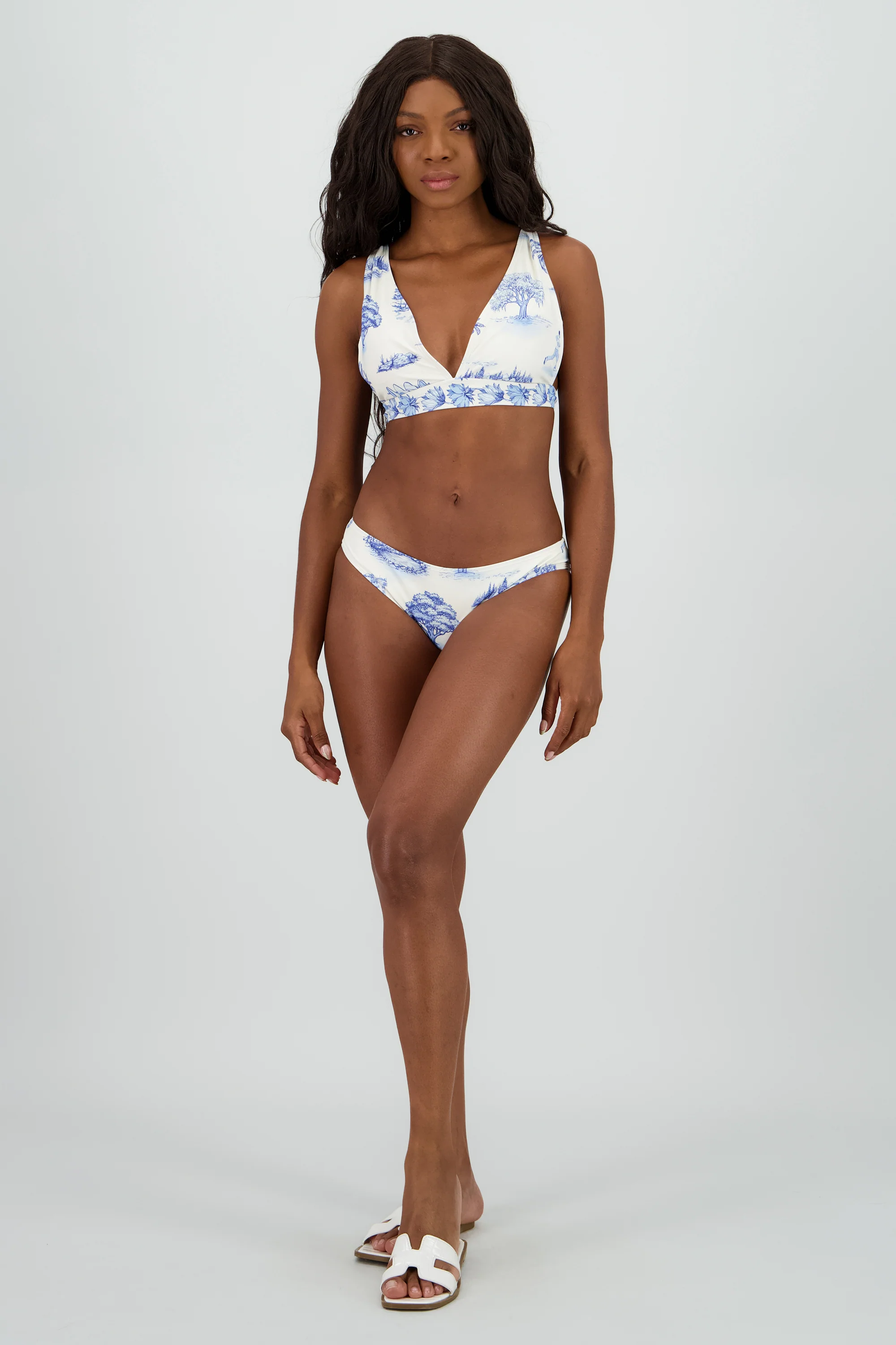 Bikini estampado playa