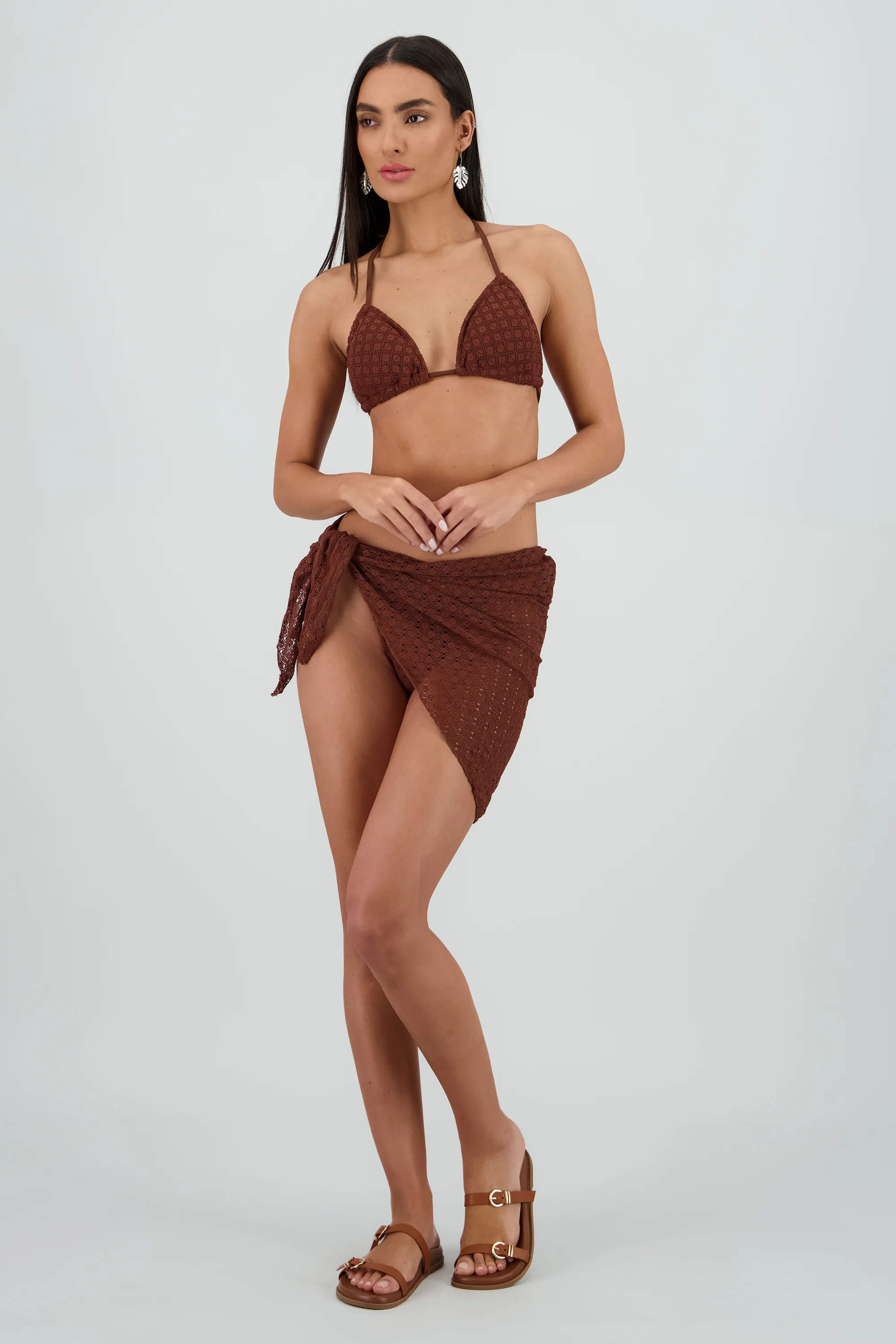 BIKINI TRES PIEZAS TIPO CROCHET