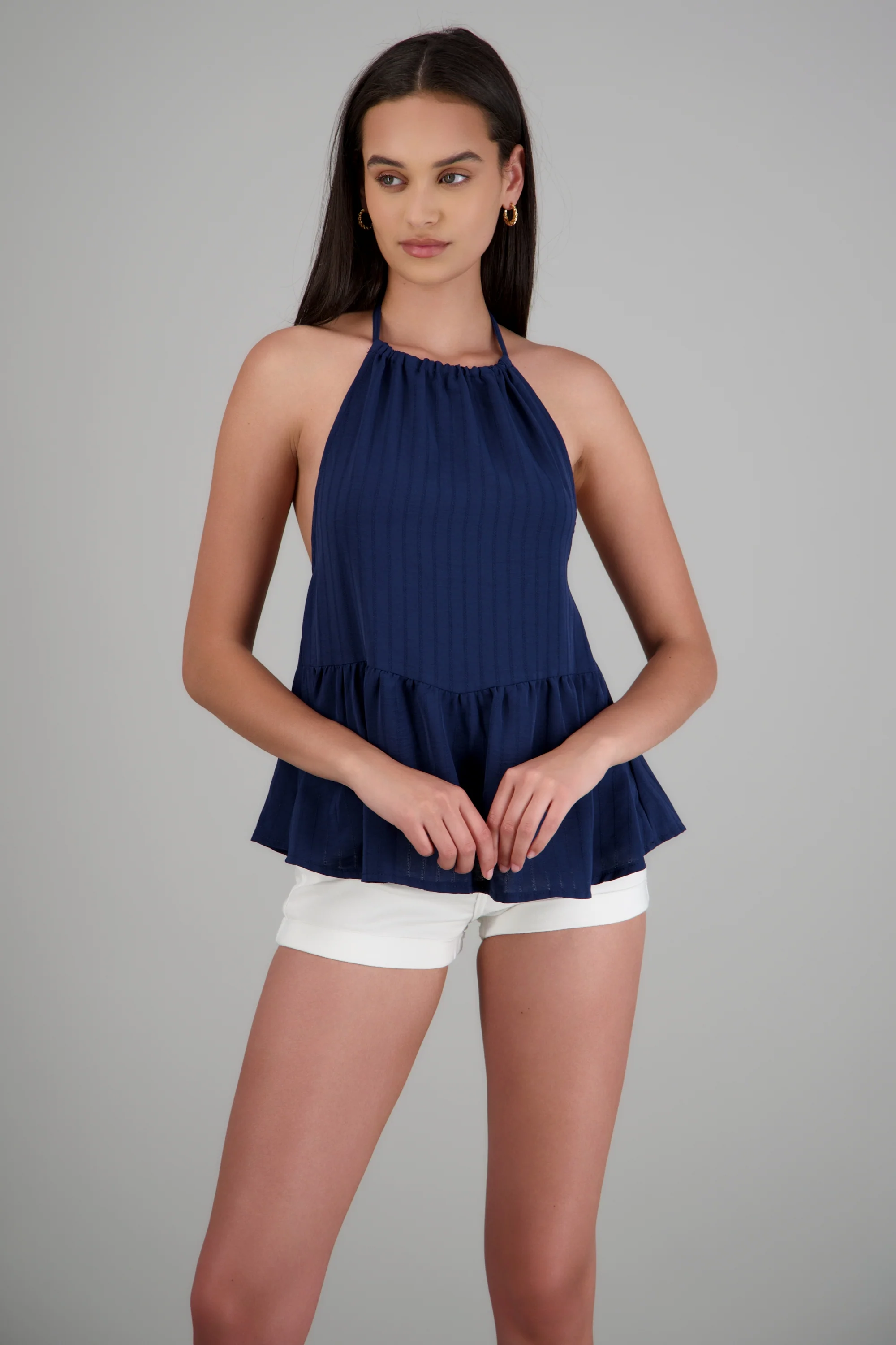 Blusa halter fluida - Image 2