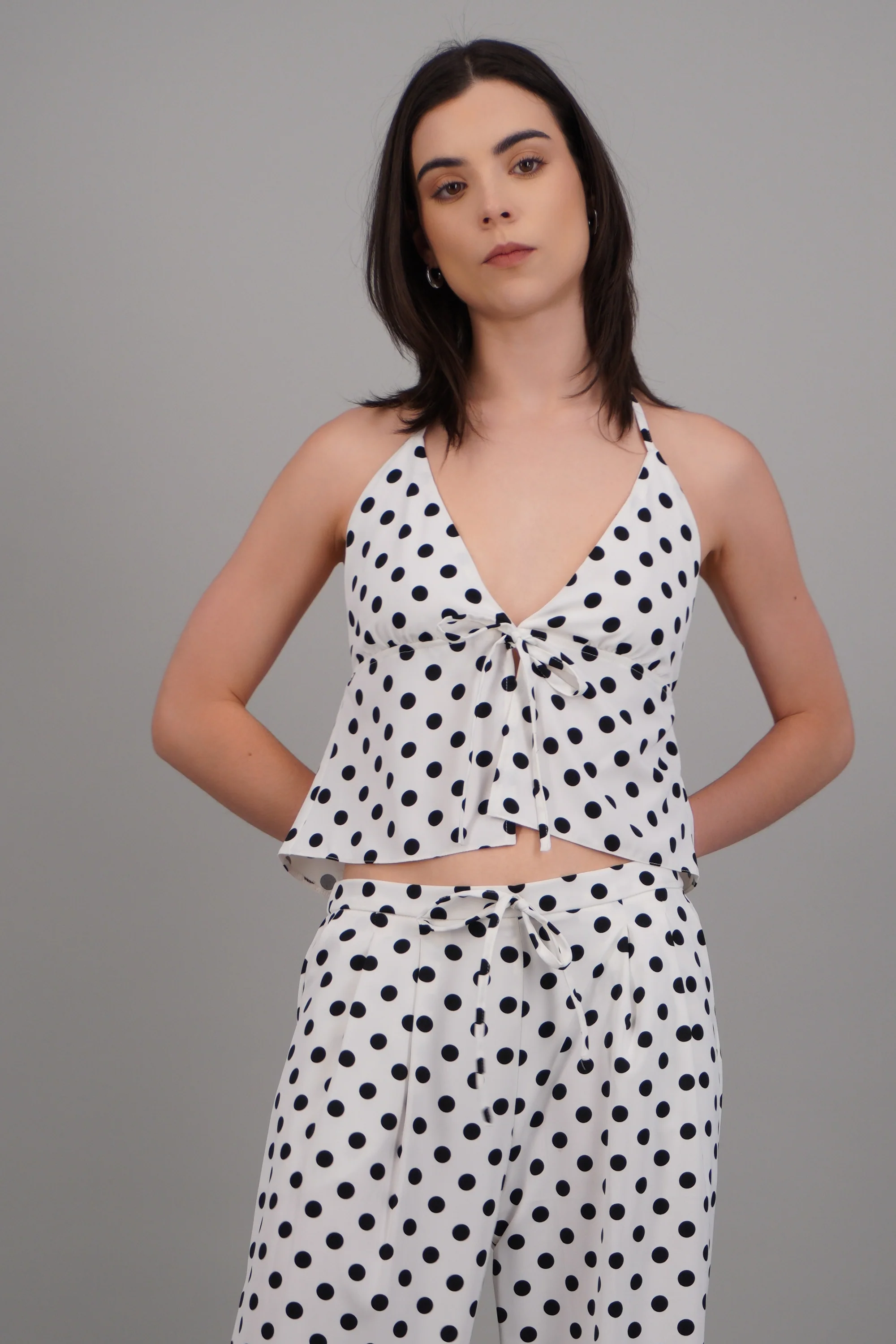 Blusa halter polka dots - Image 3