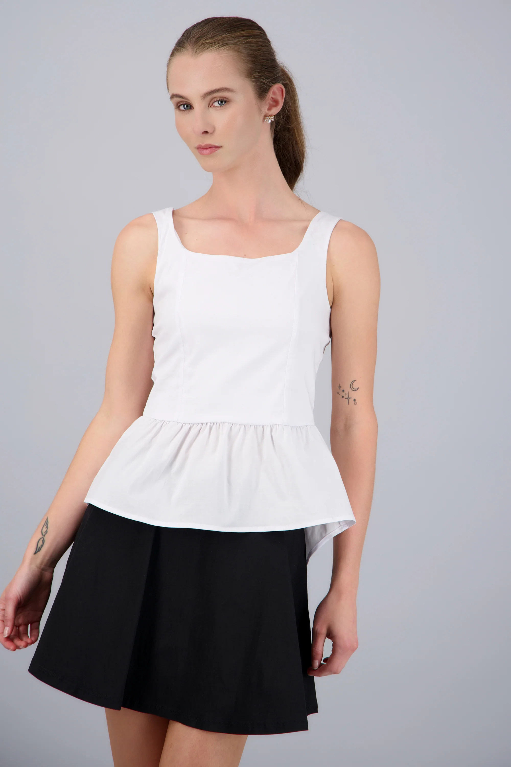 Blusa tirantes detalle peplum - Image 8