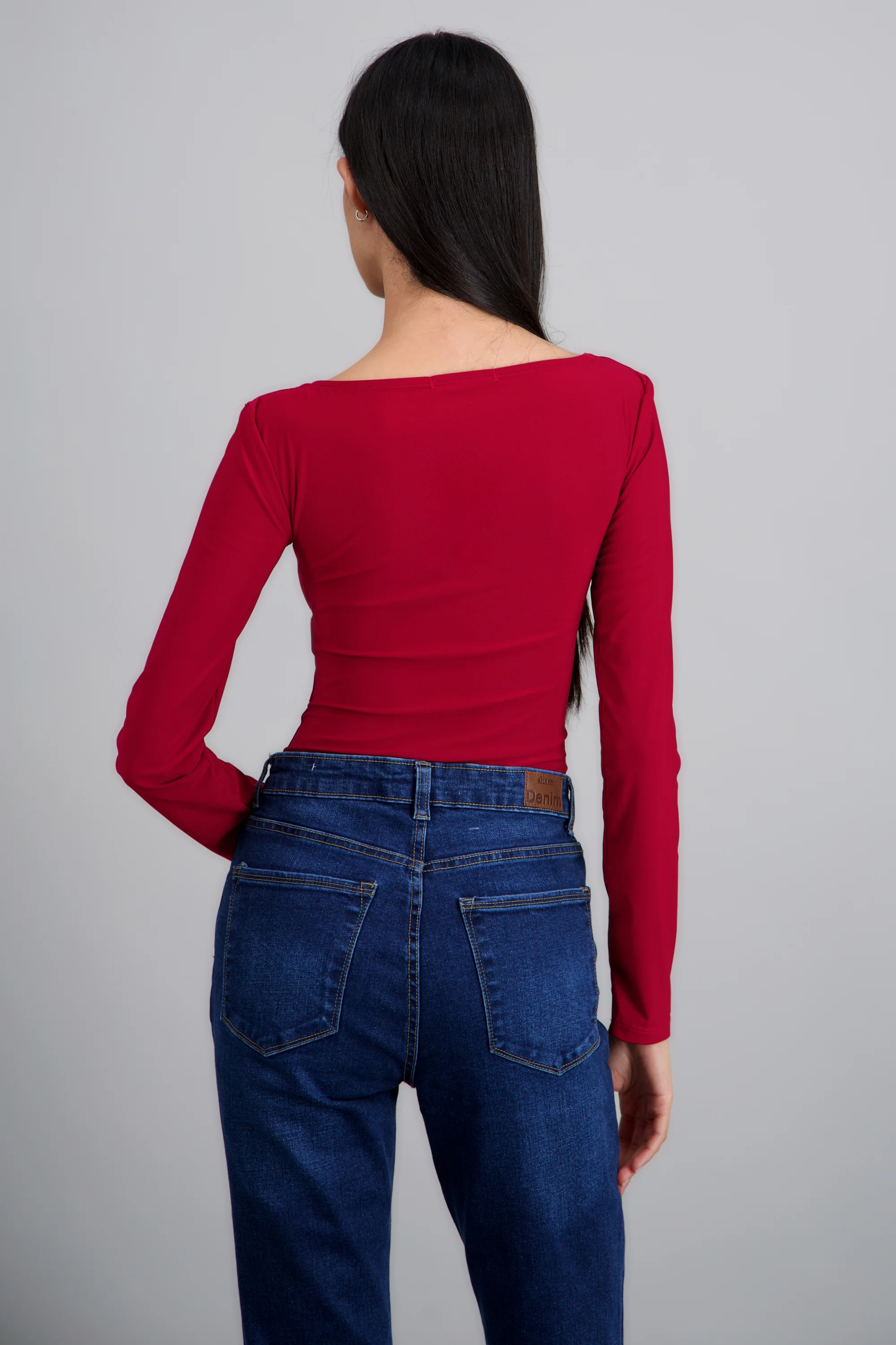 Bodysuit cuello barco manga larga - Image 4