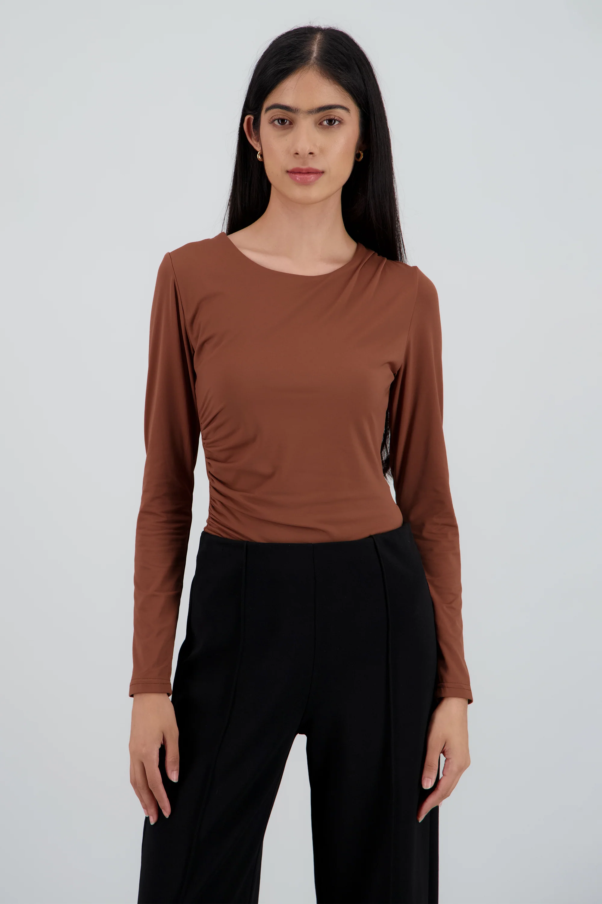 Bodysuit cuello redondo sin manga