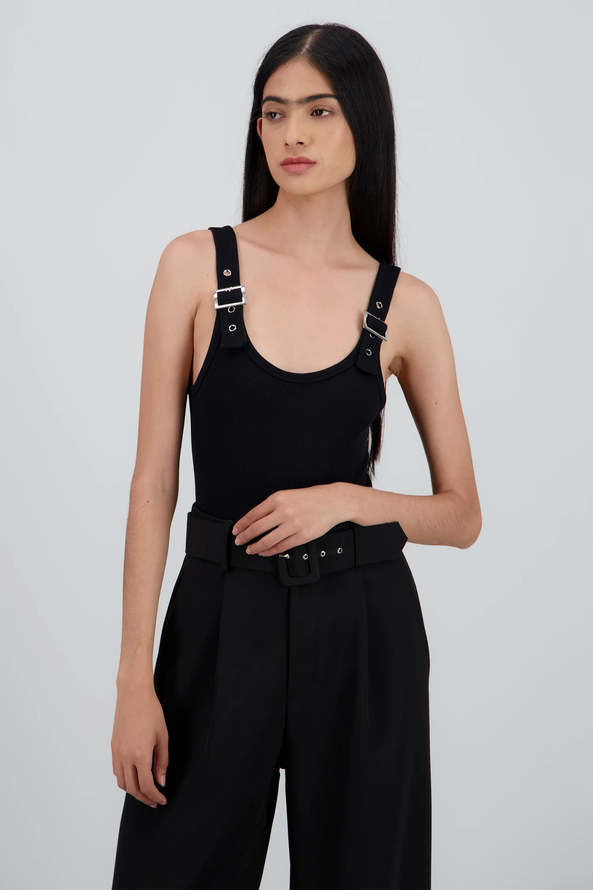 Bodysuit detalle tirante con hebillas - Image 2
