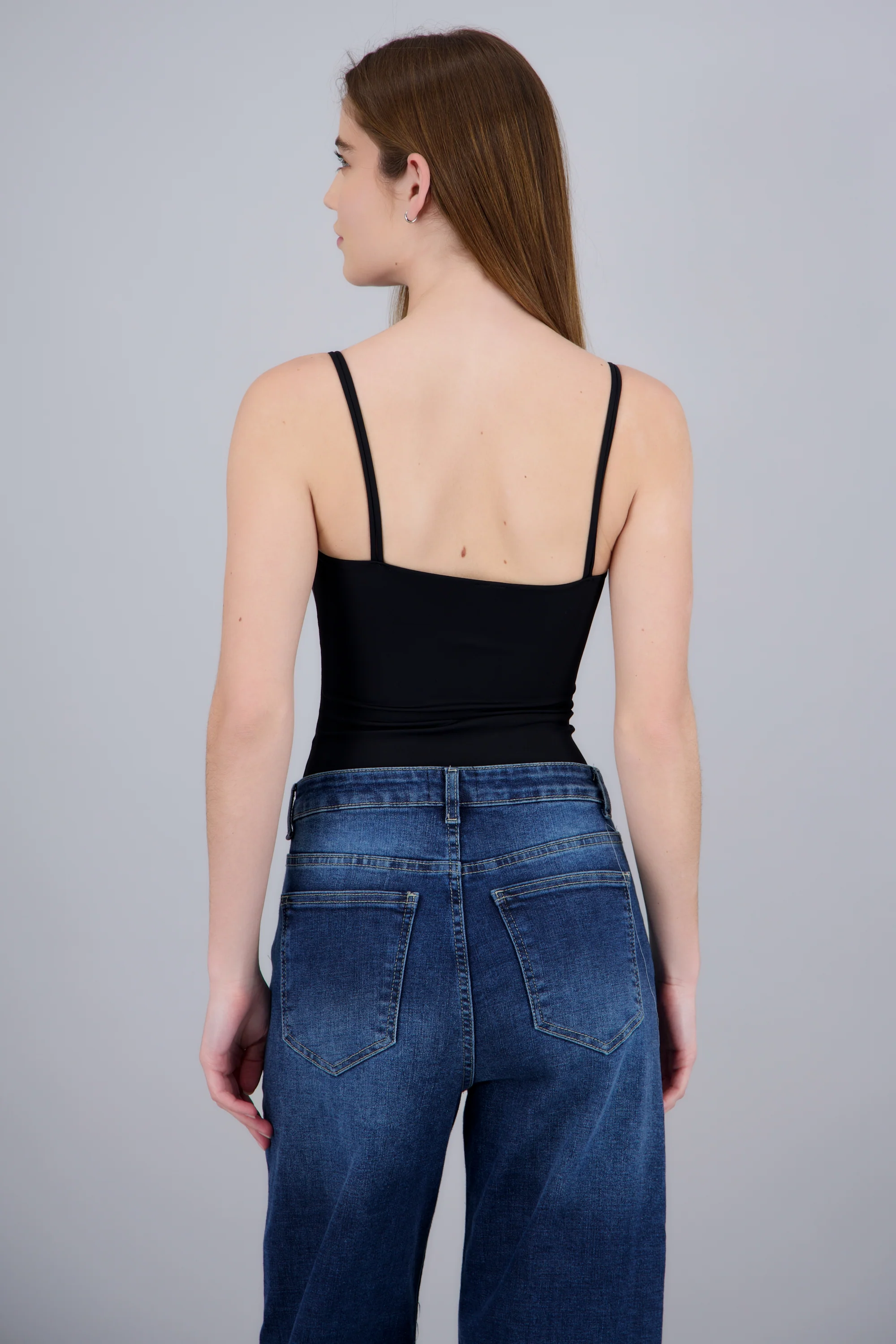 bodysuit escote recto detalle metálico - Image 3