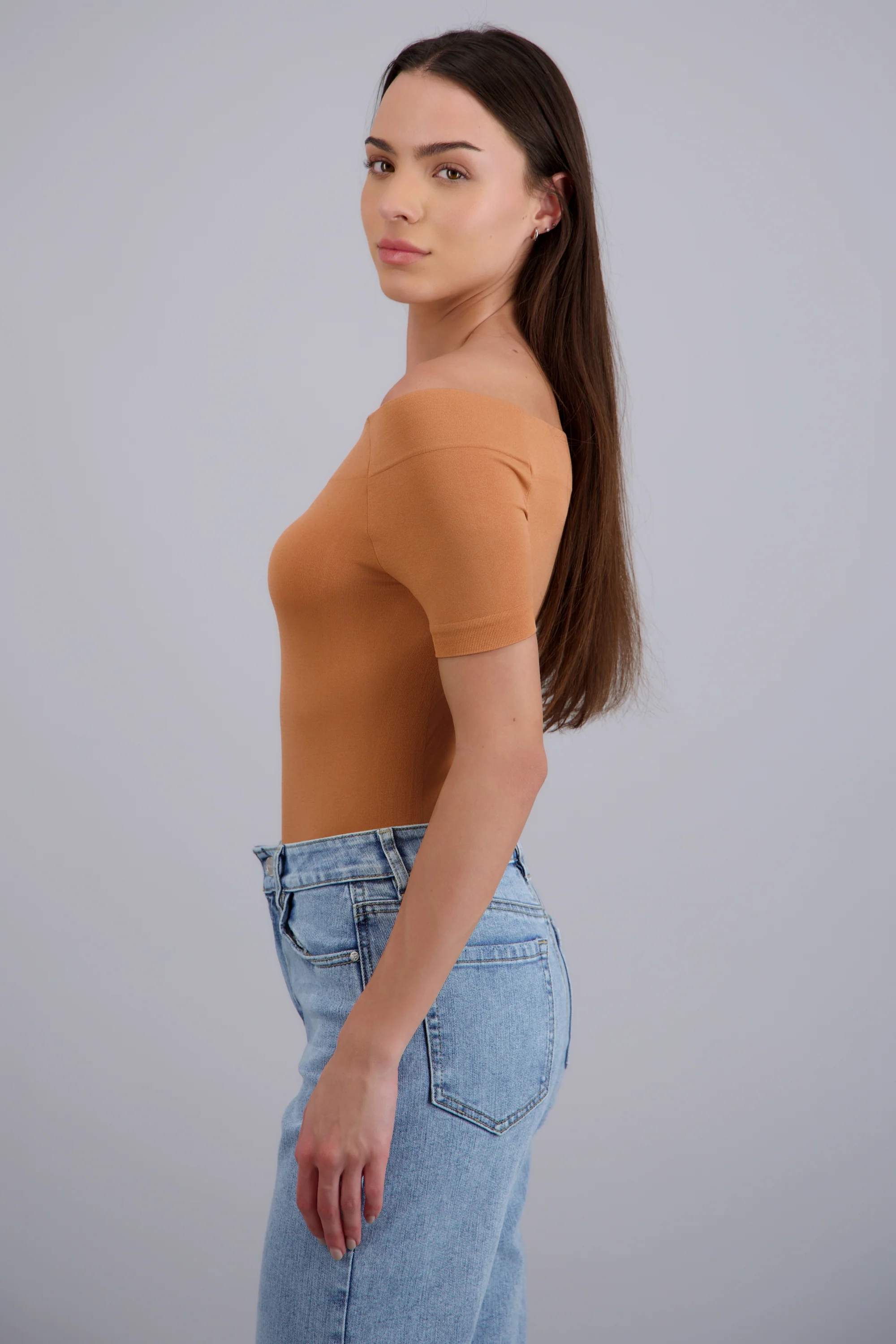 Bodysuit Liso Hombros Descubiertos - Image 2