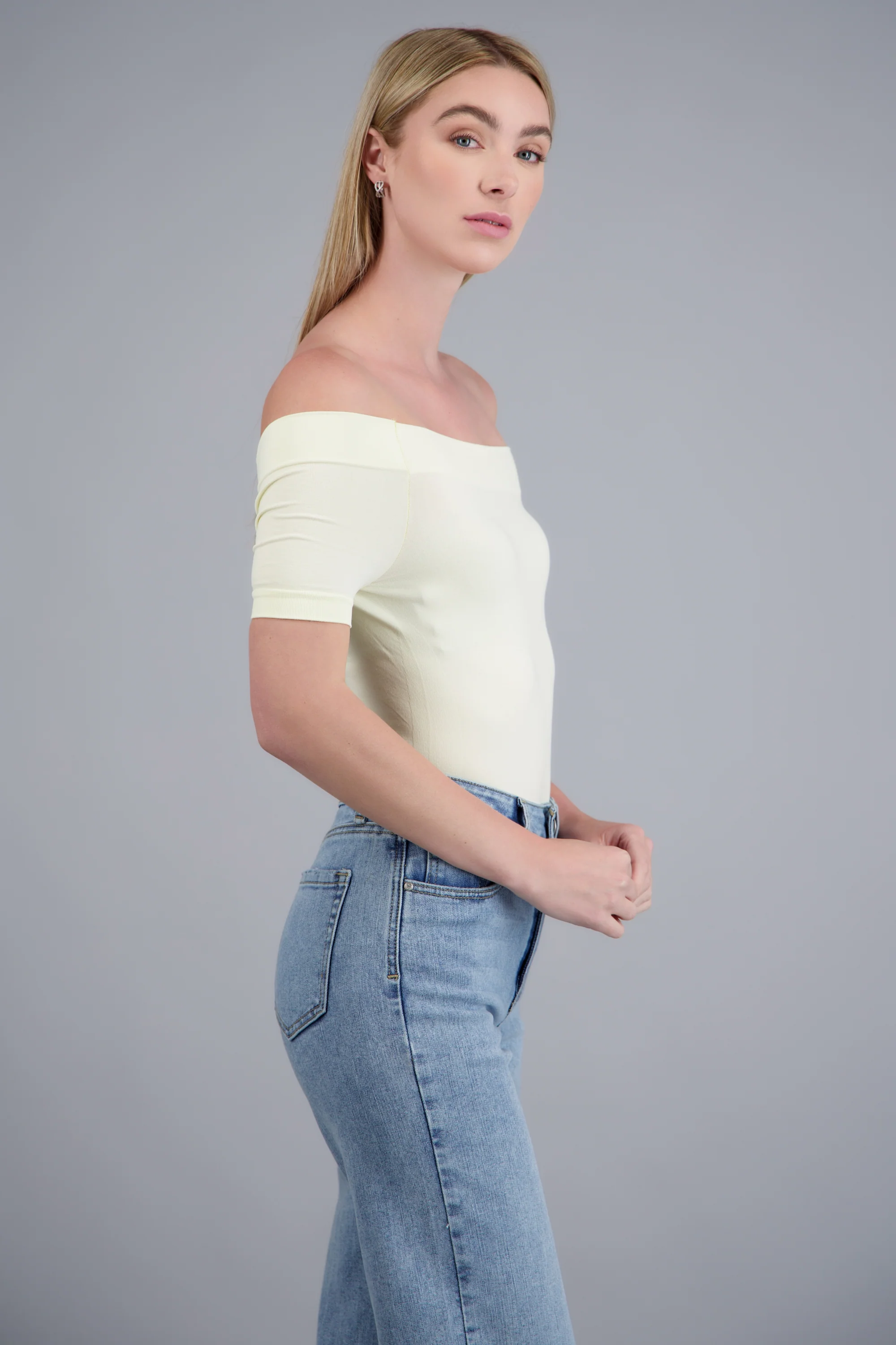 Bodysuit Liso Hombros Descubiertos - Image 2