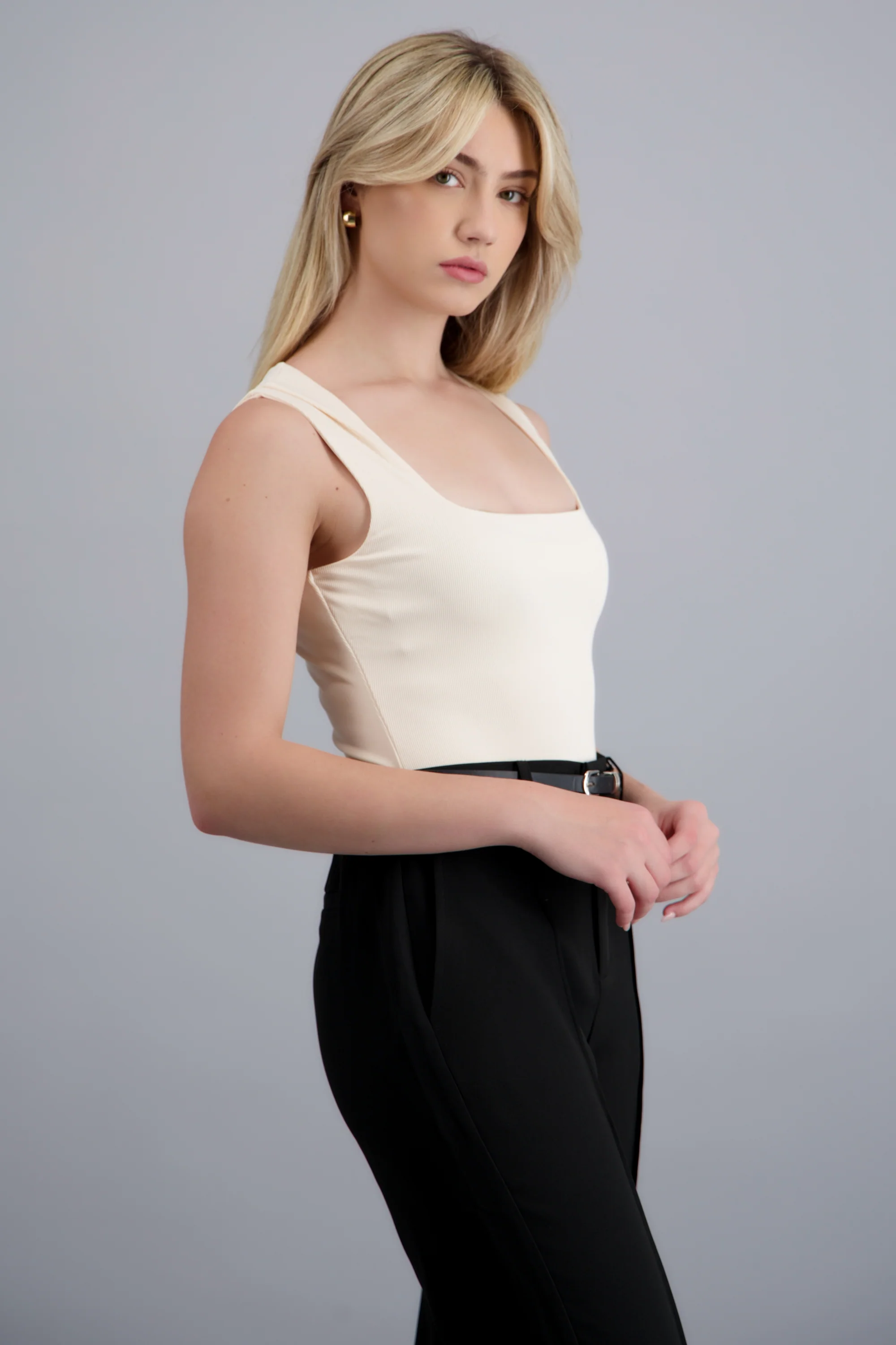 Bodysuit rib escote cuadrado - Image 2