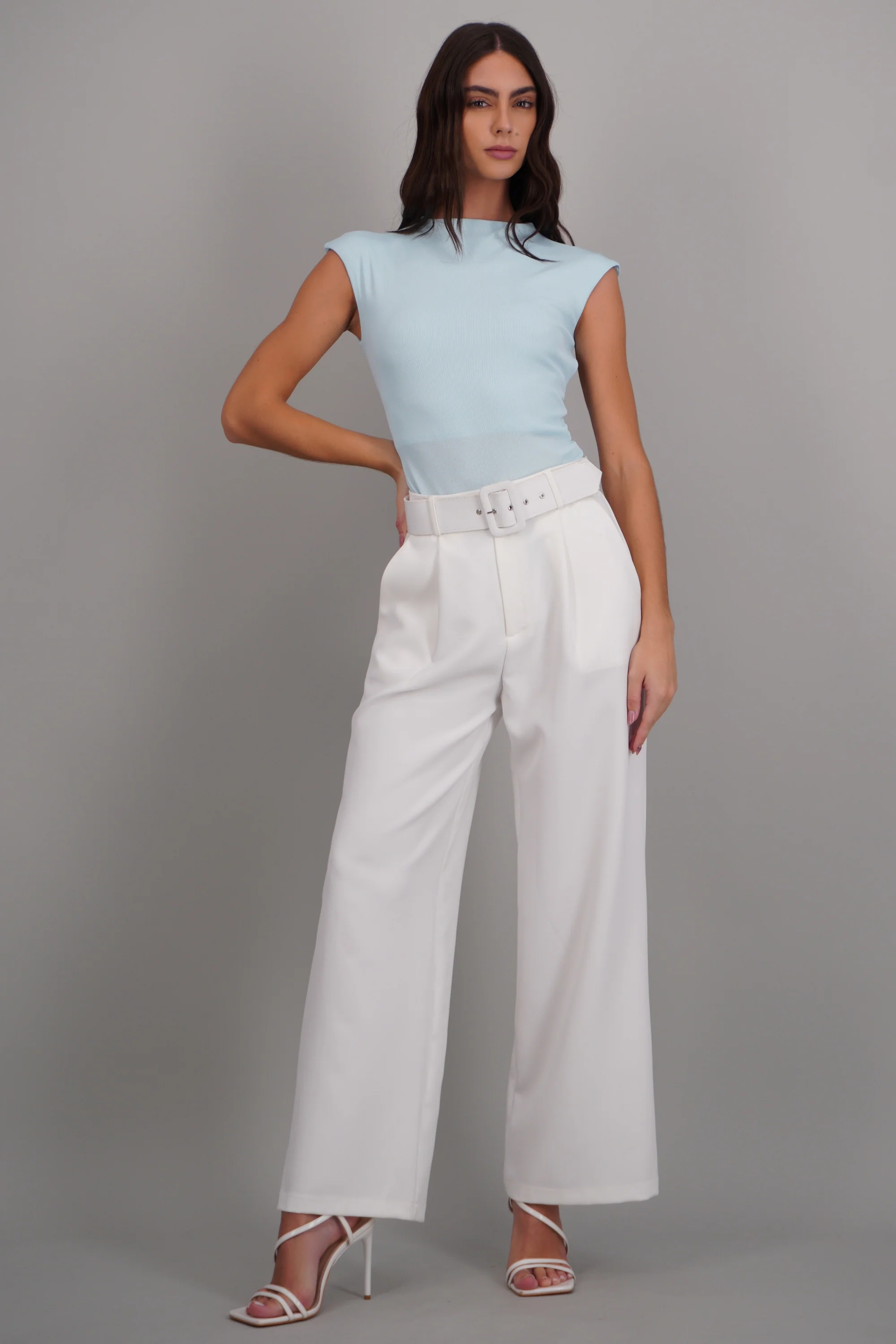 Bodysuit rib espalda descubierta