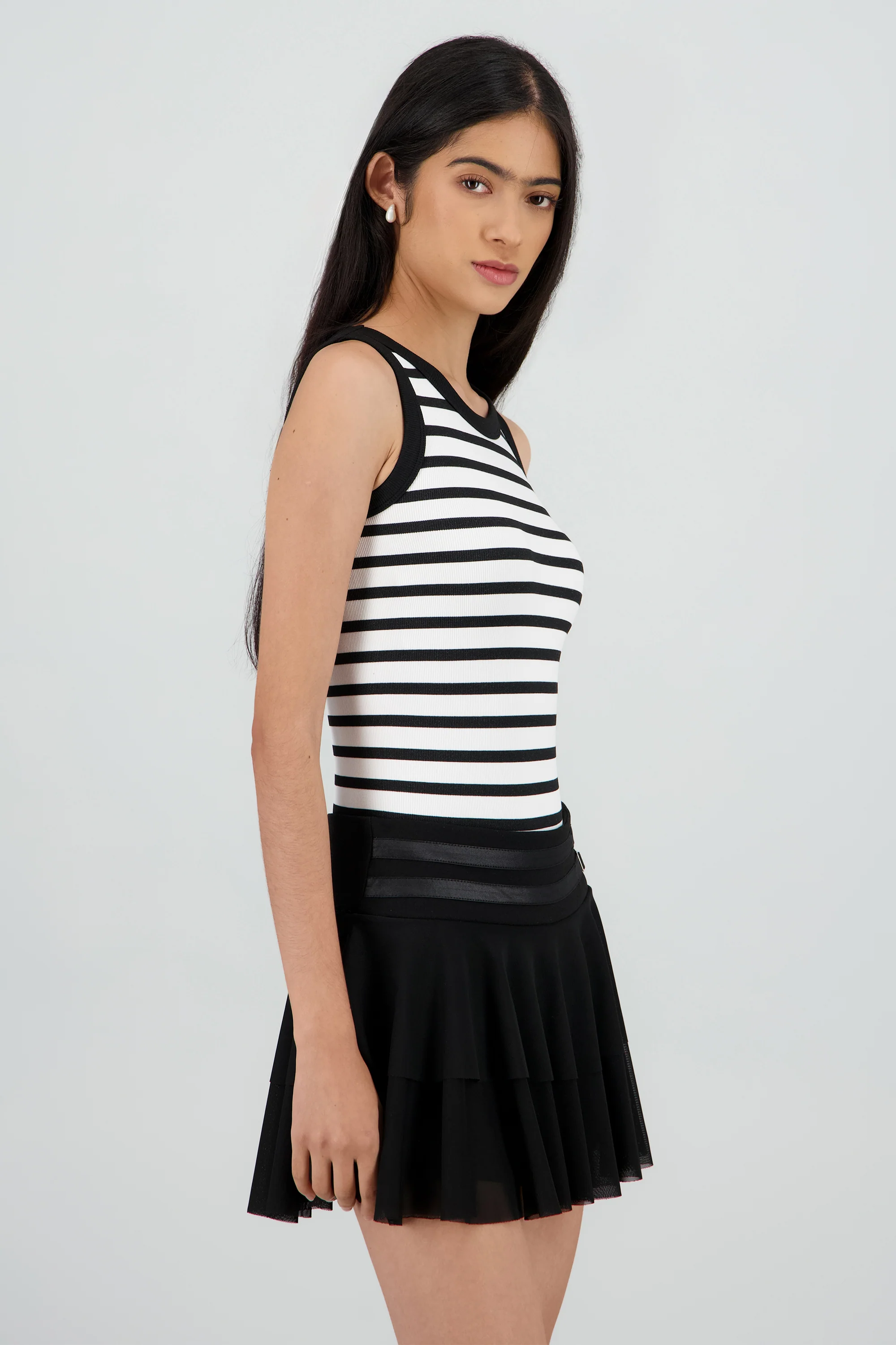 Bodysuit sin mangas rayas seamless - Image 3