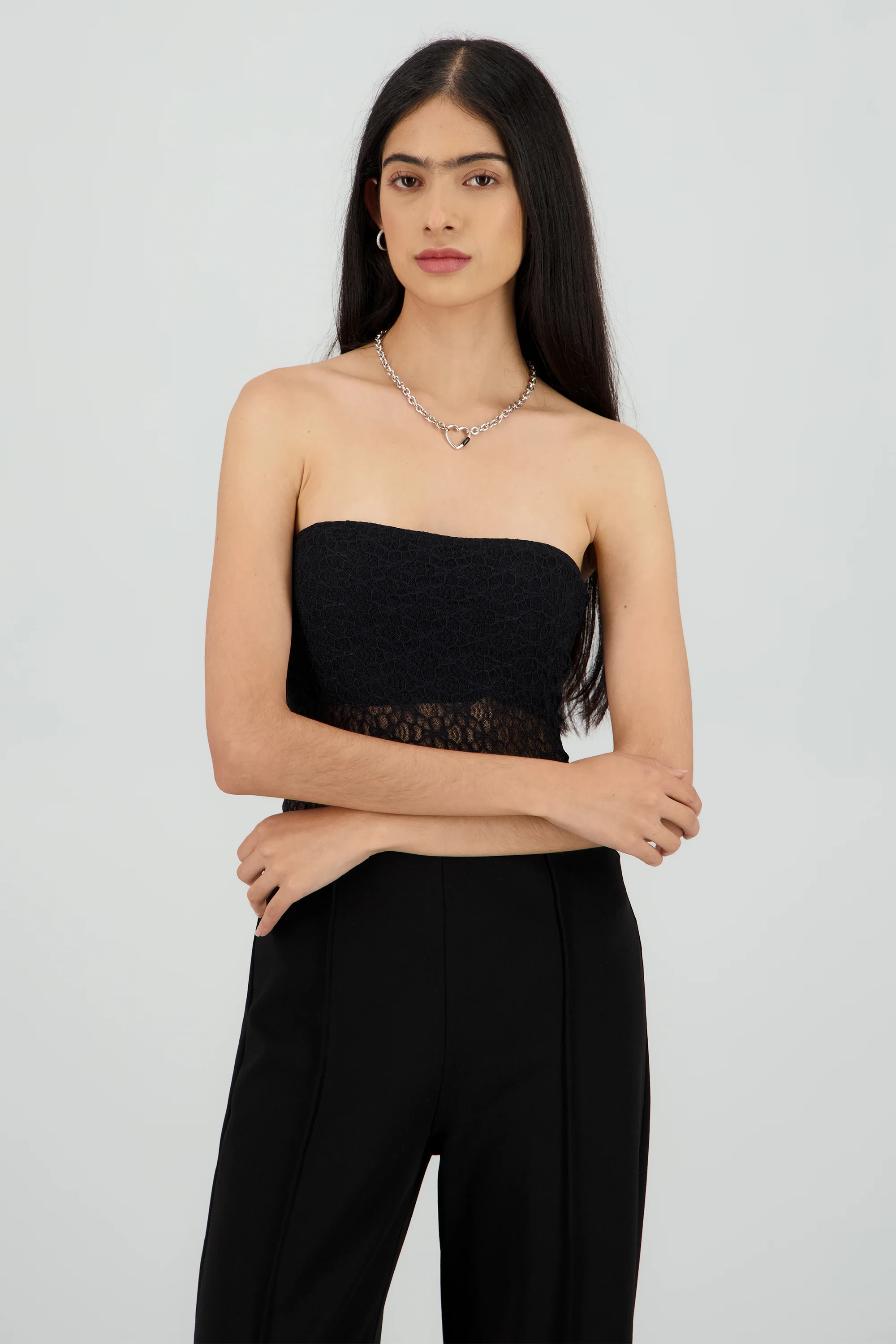 Bodysuit strapless encaje - Image 2