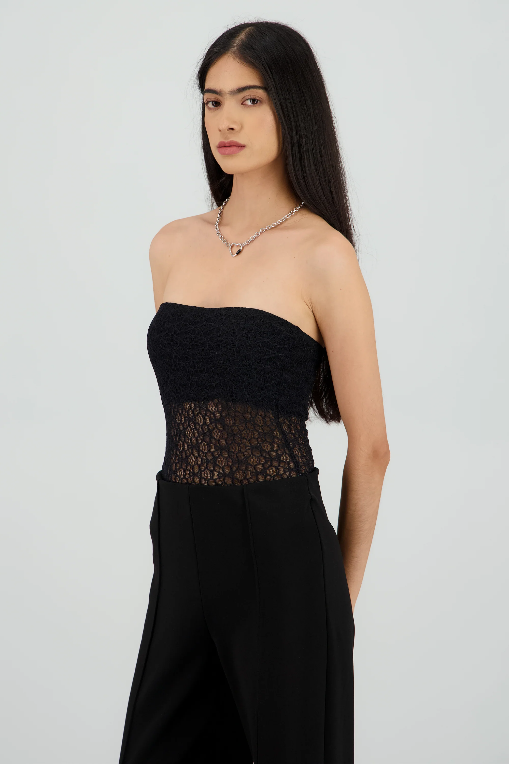 Bodysuit strapless encaje - Image 3