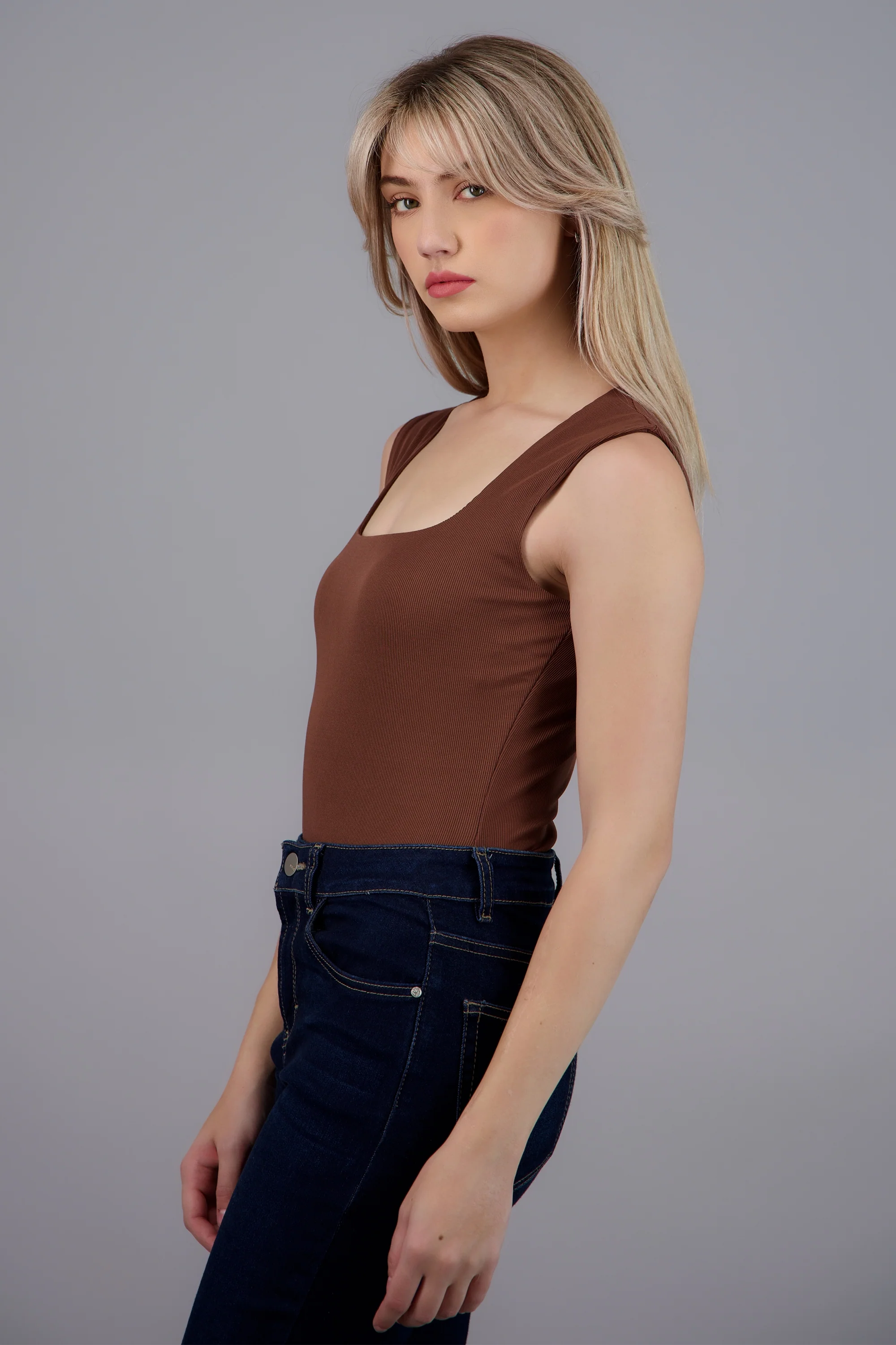Bodysuit rib escote cuadrado - Image 2