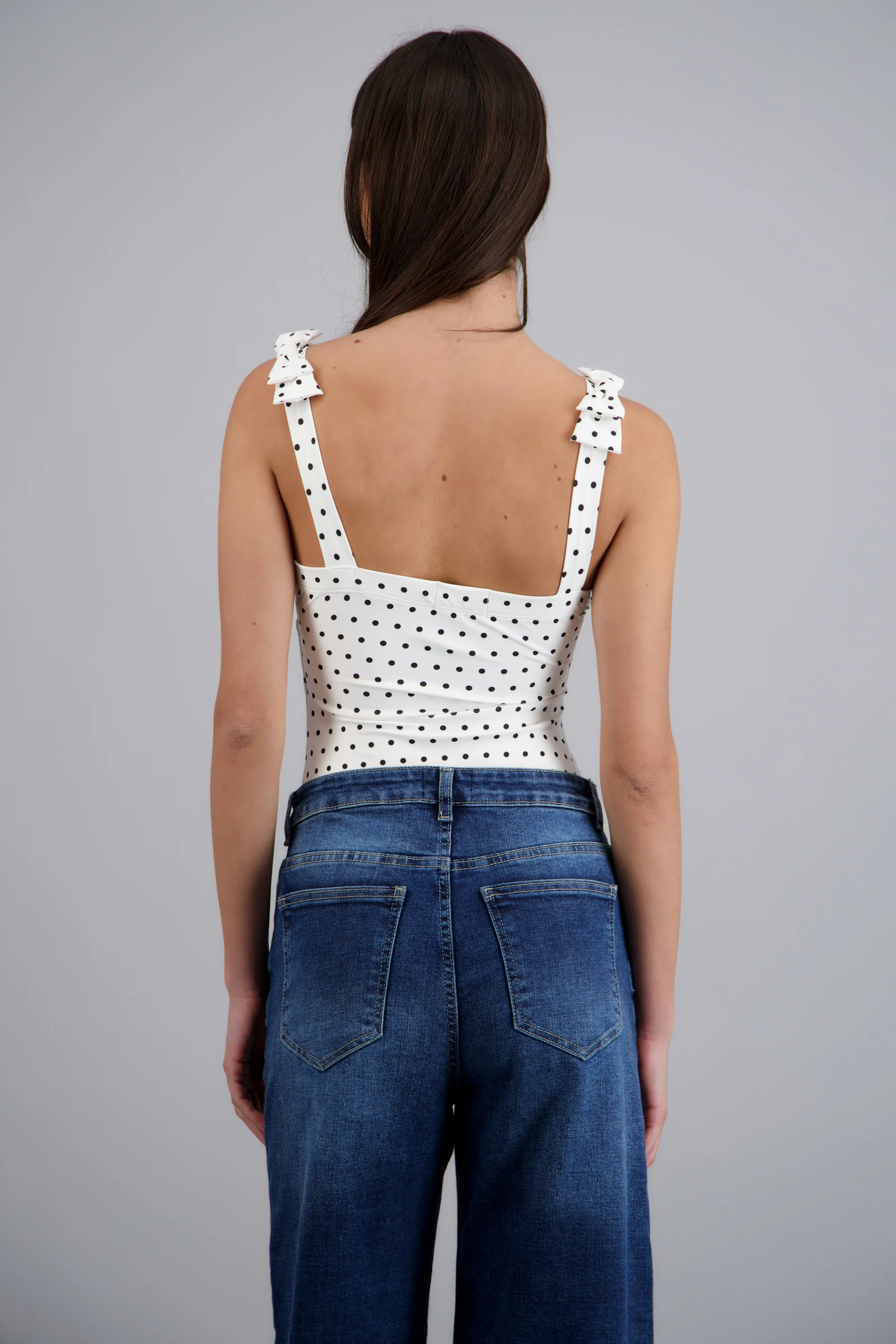 bodysuit tirante moños polka dots - Image 4