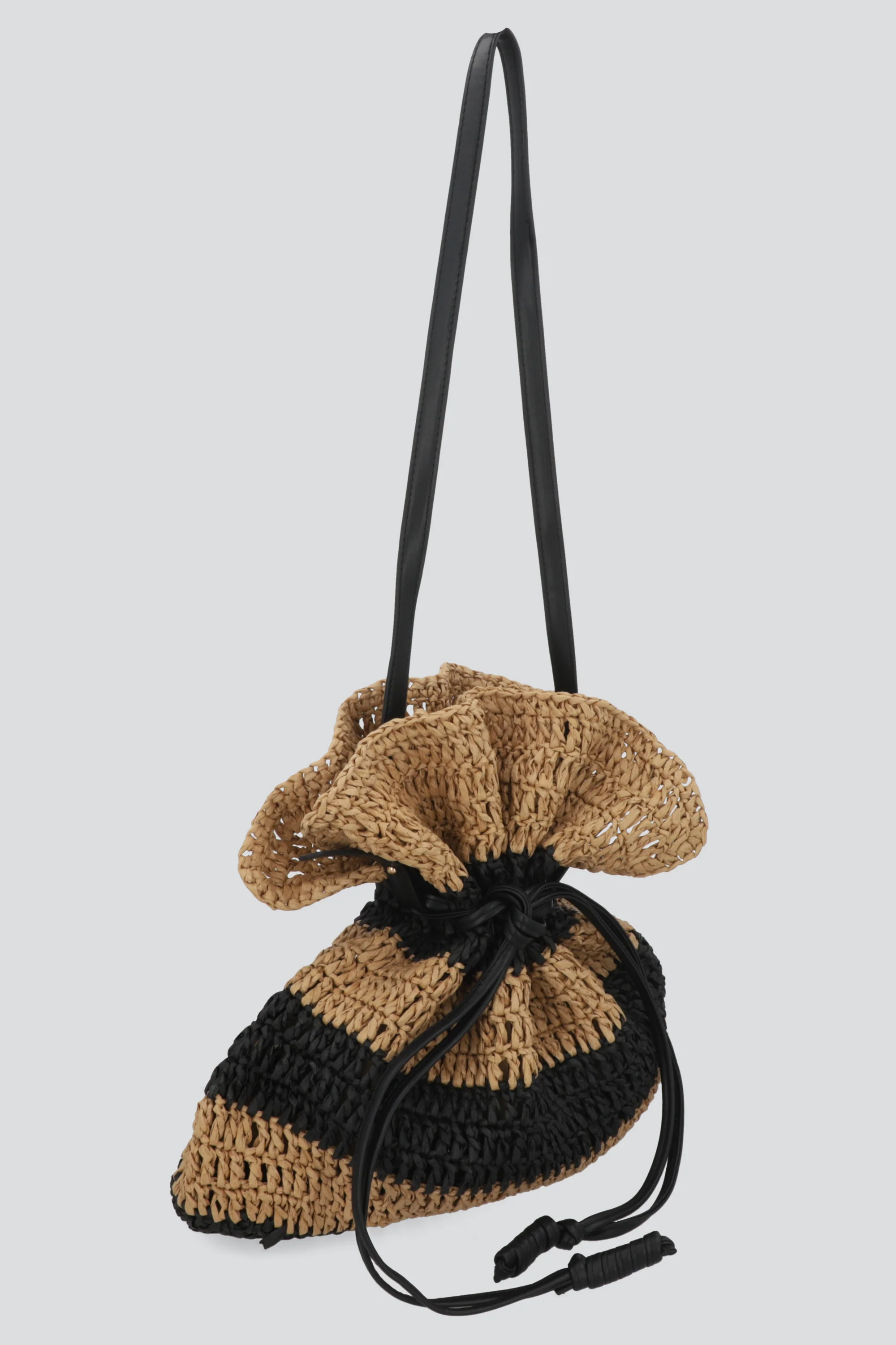 BOLSA AJUSTABLE RAYAS RAFIA - Image 2