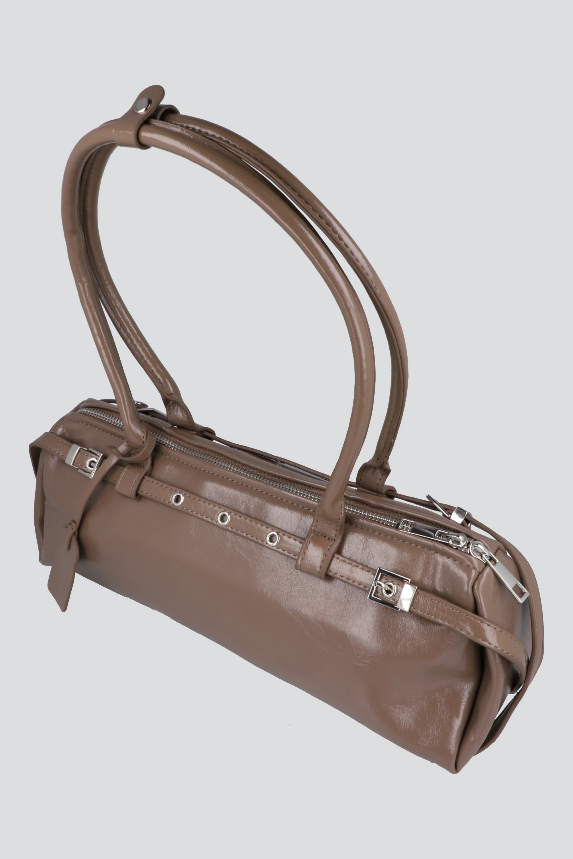 Bolsa baguette pu eyelets - Image 2
