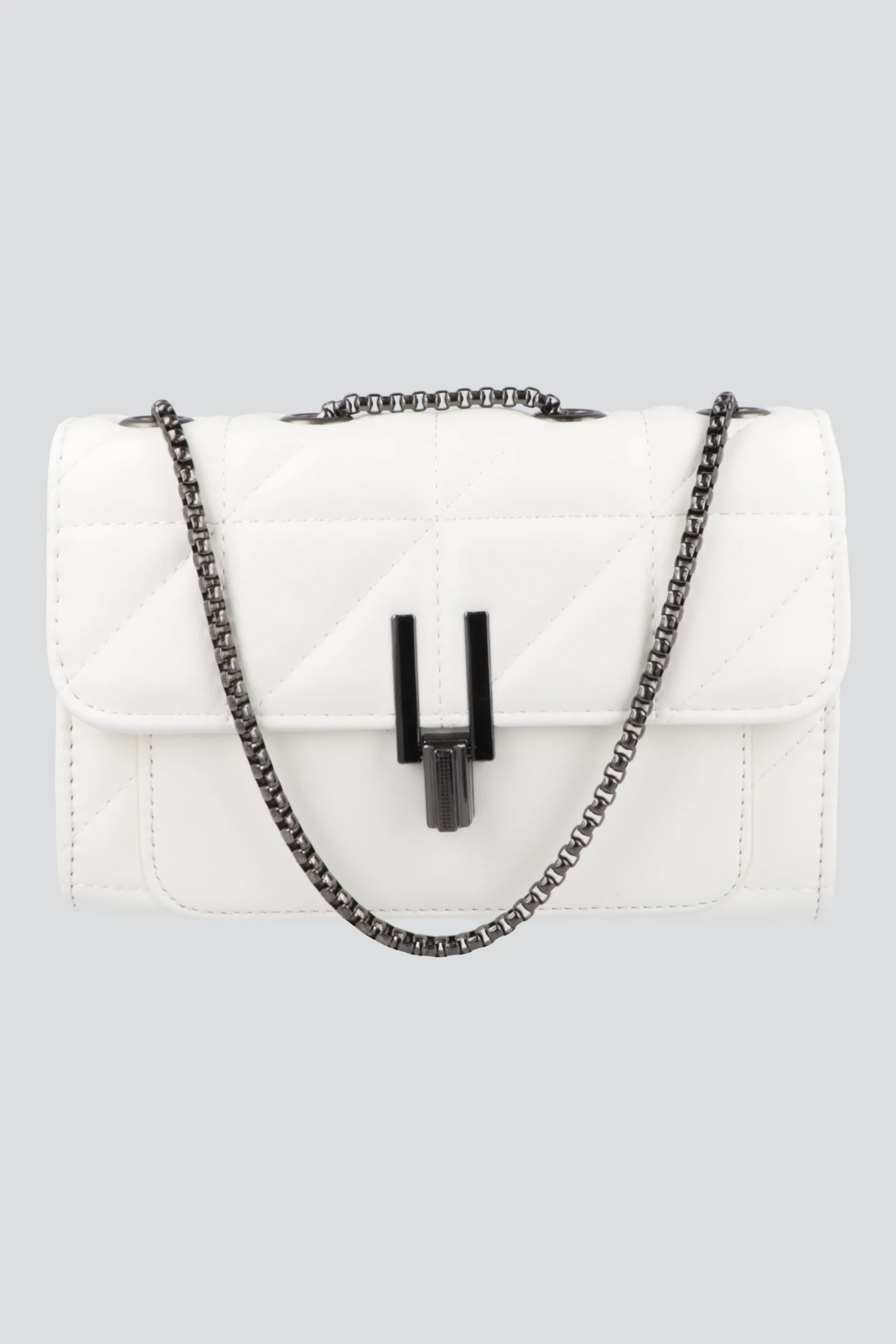 Bolsa crossbody capitonada tapa