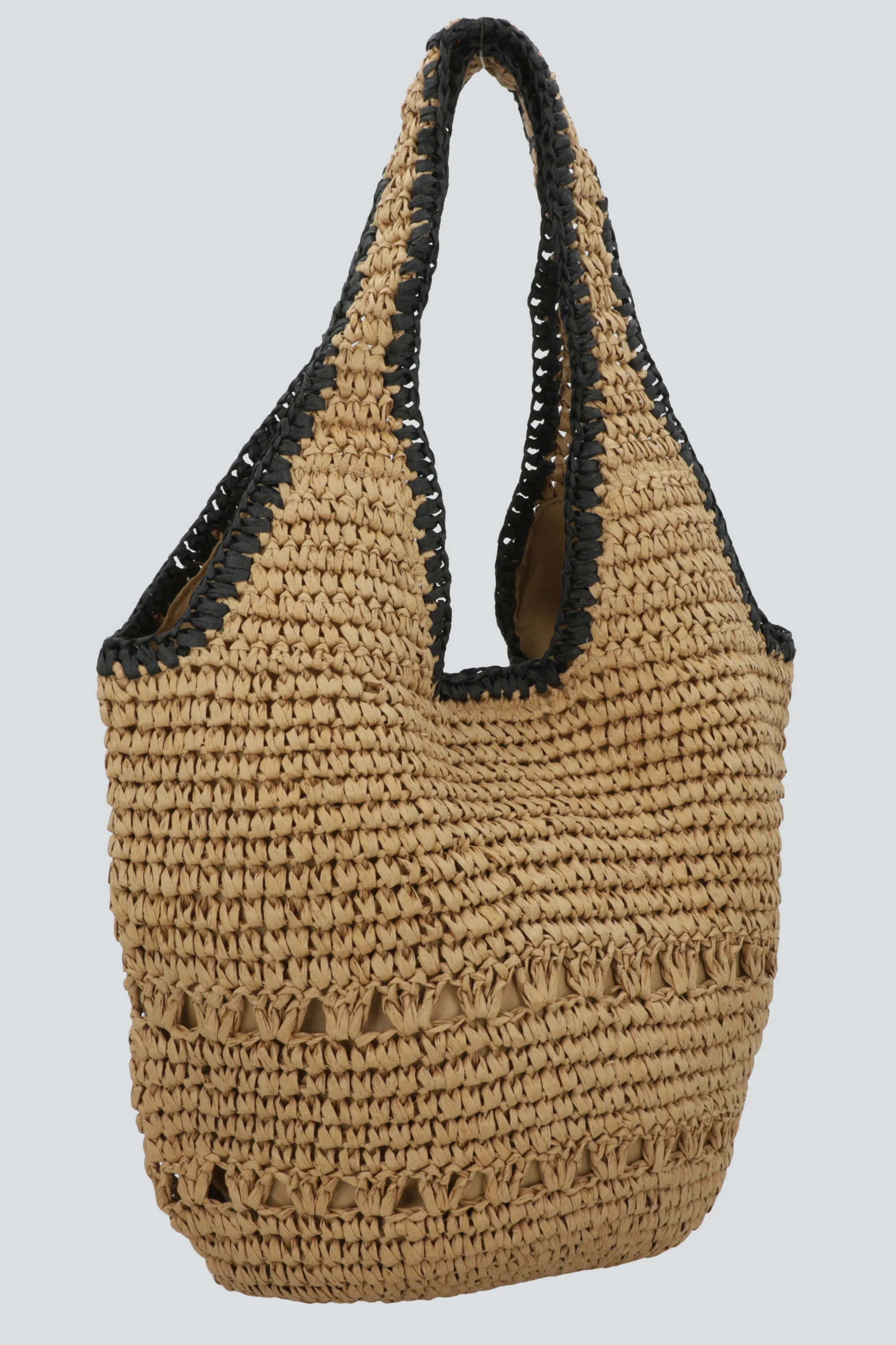 BOLSA TEJIDA PLAYA ORILLA COLOR - Image 2