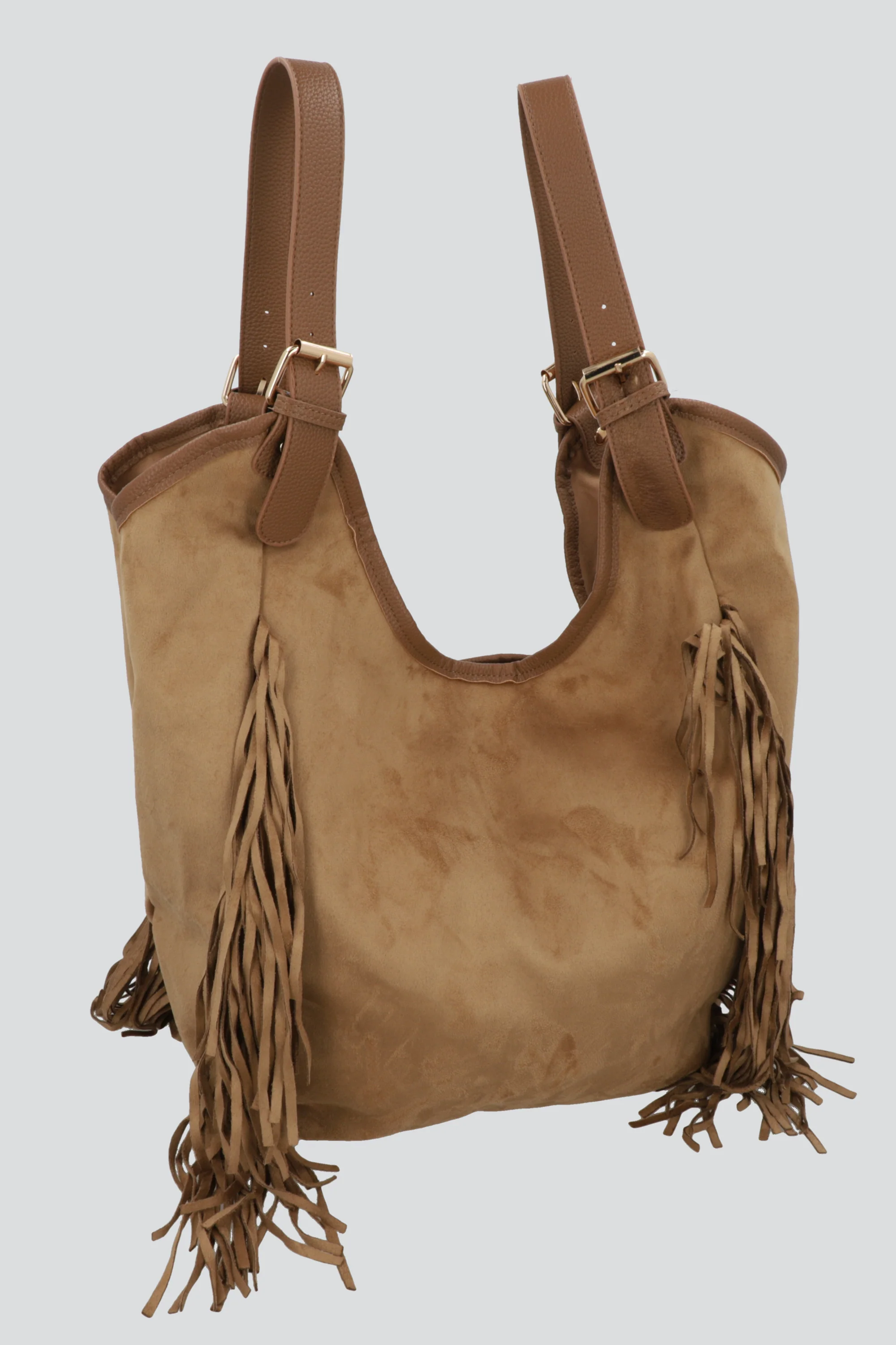 Bolsa tote suede flecos - Image 3