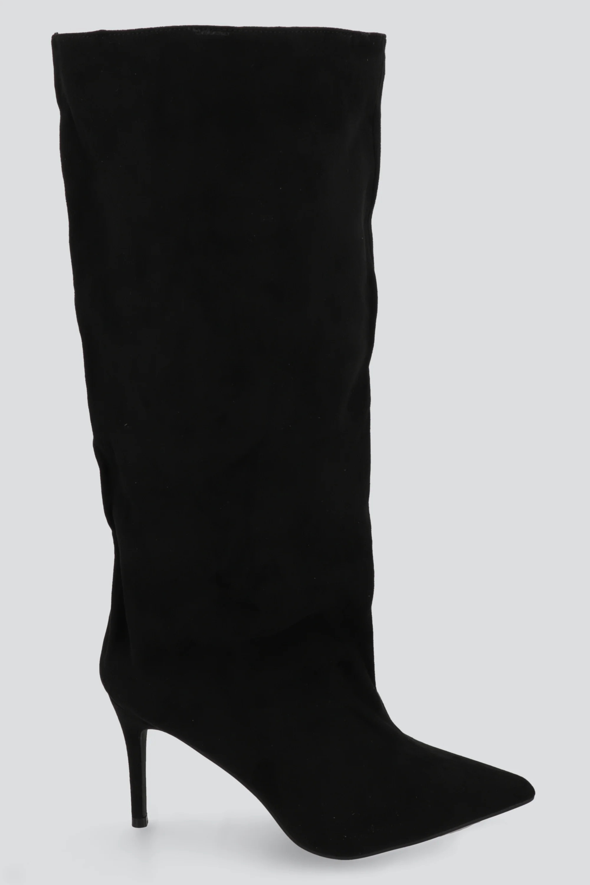 Bota larga bucket gamuza