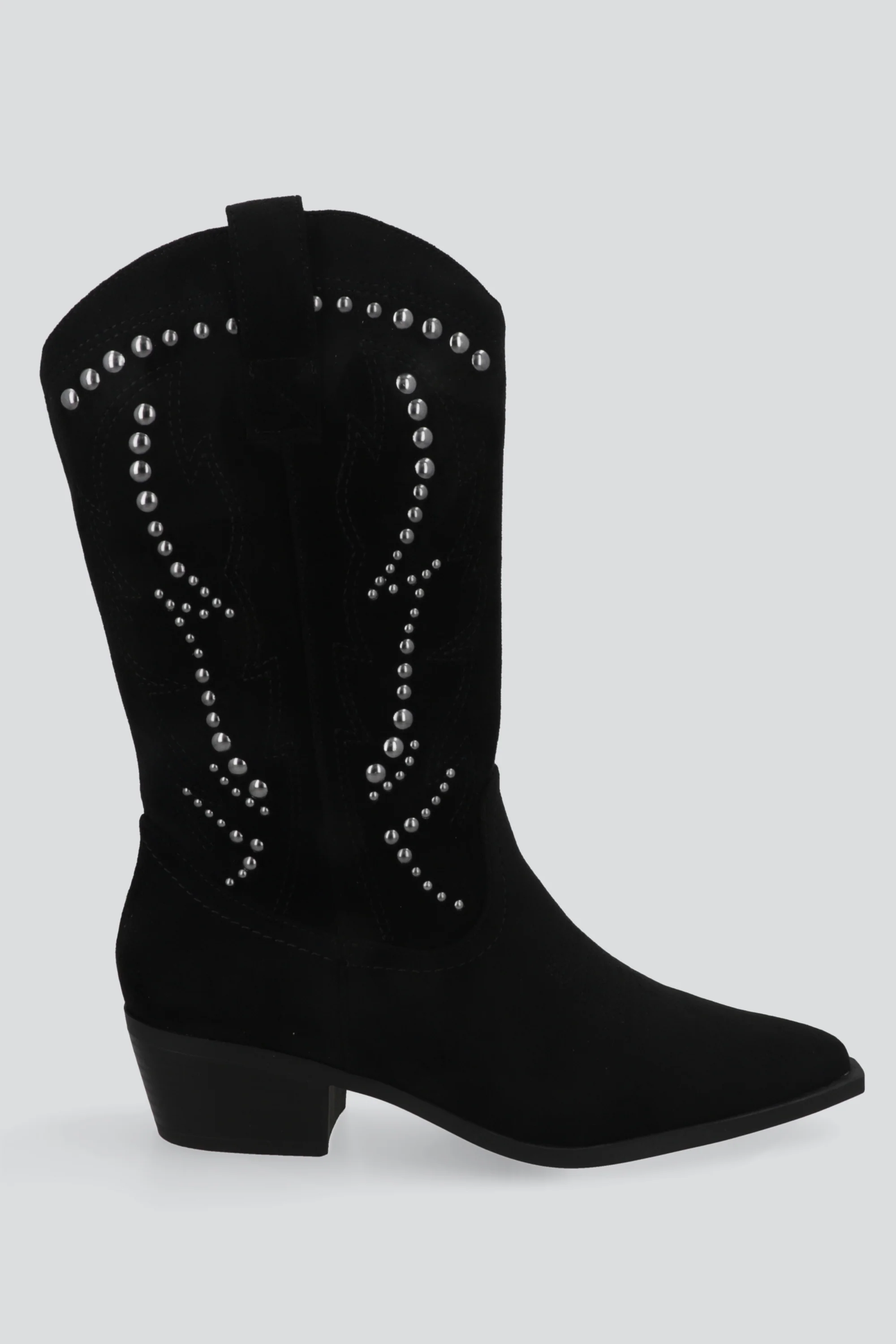 Bota vaquera gamucina studs