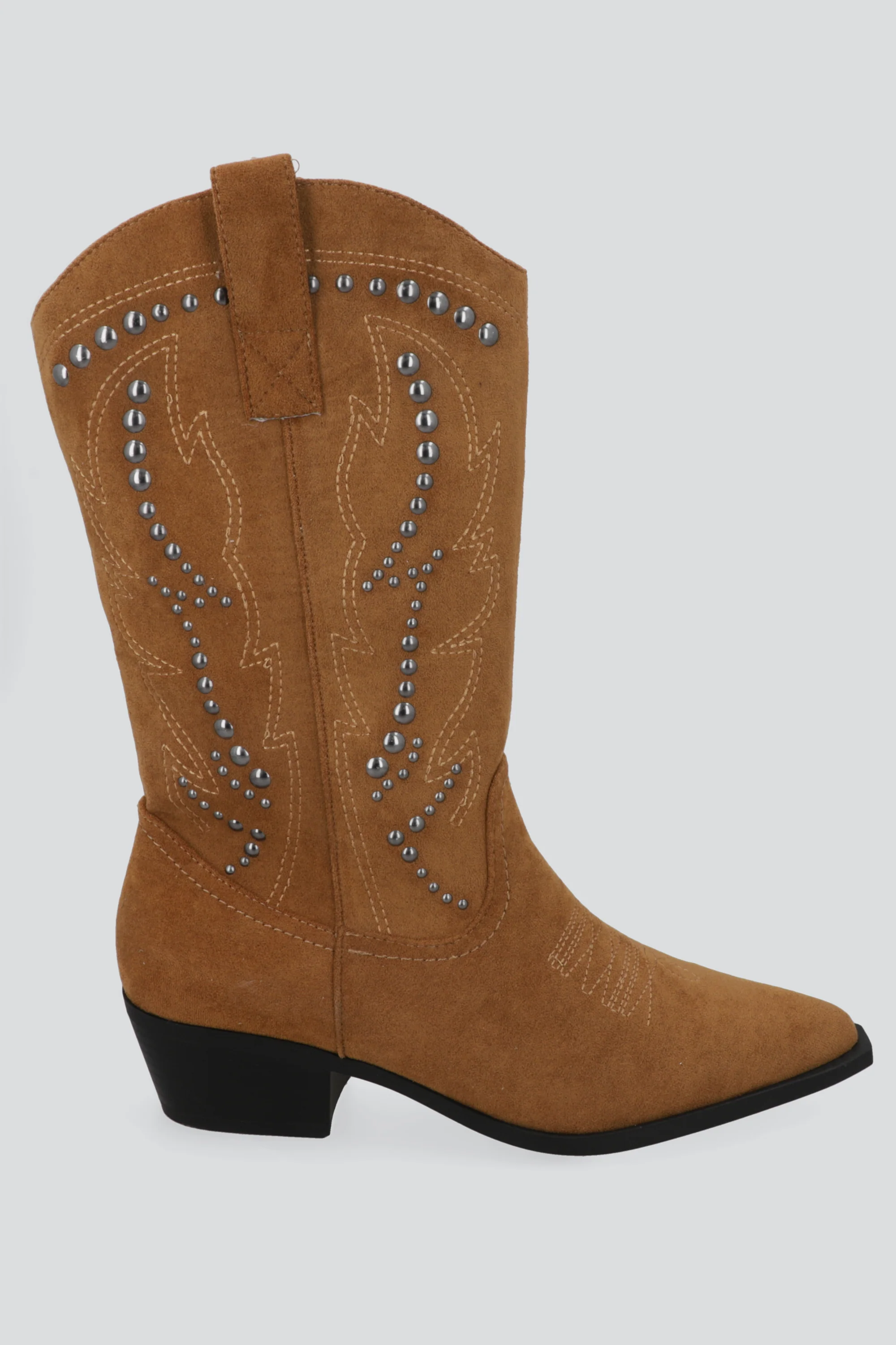 Bota vaquera gamucina studs