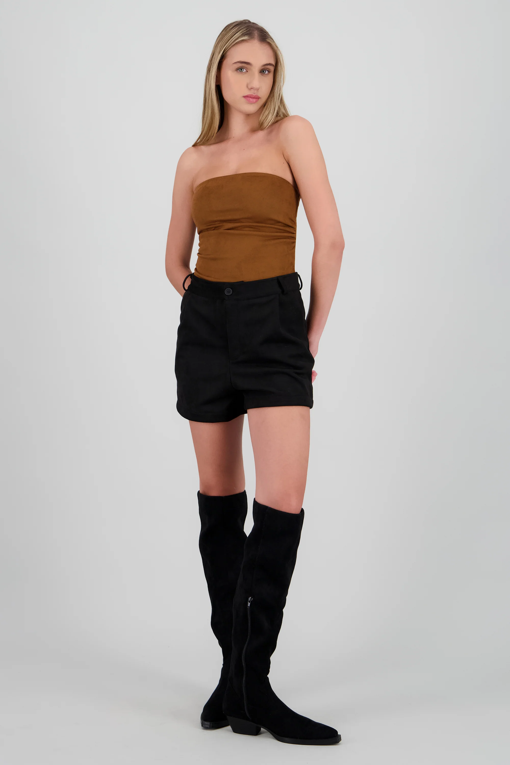 Bota vaquera overknee gamucina - Image 6