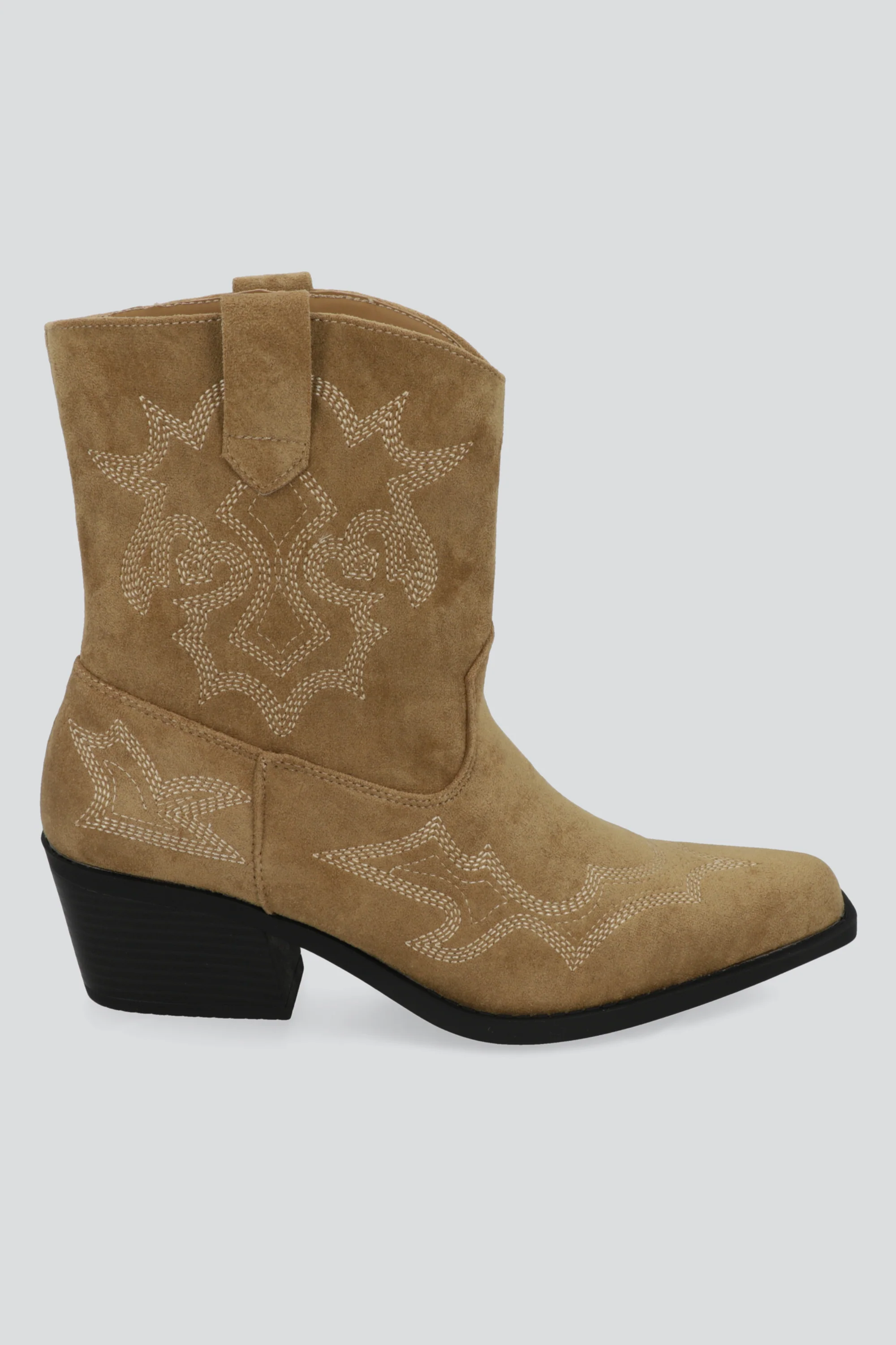 Botin bordado gamucina