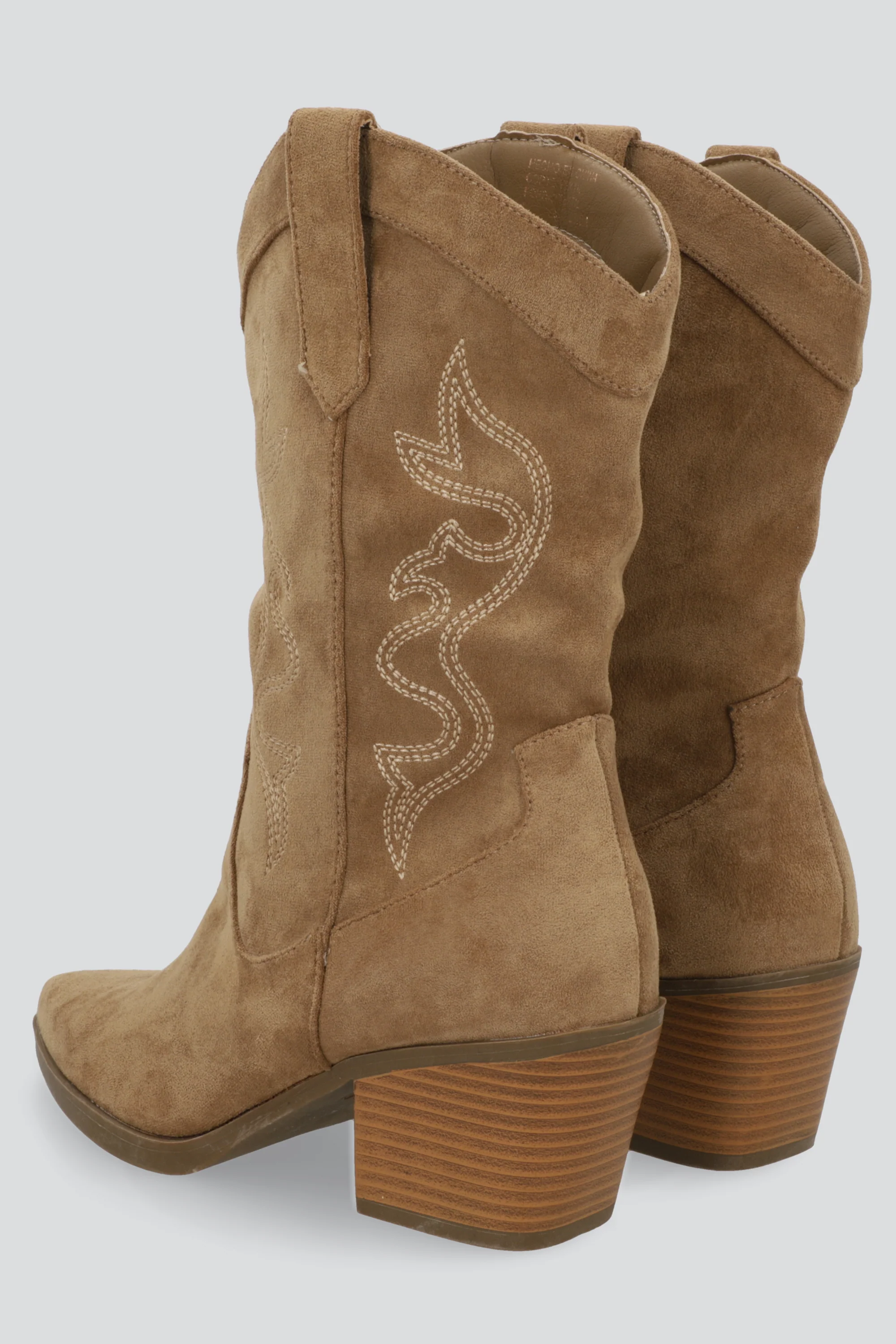Botín vaquero midi bordados - Image 4