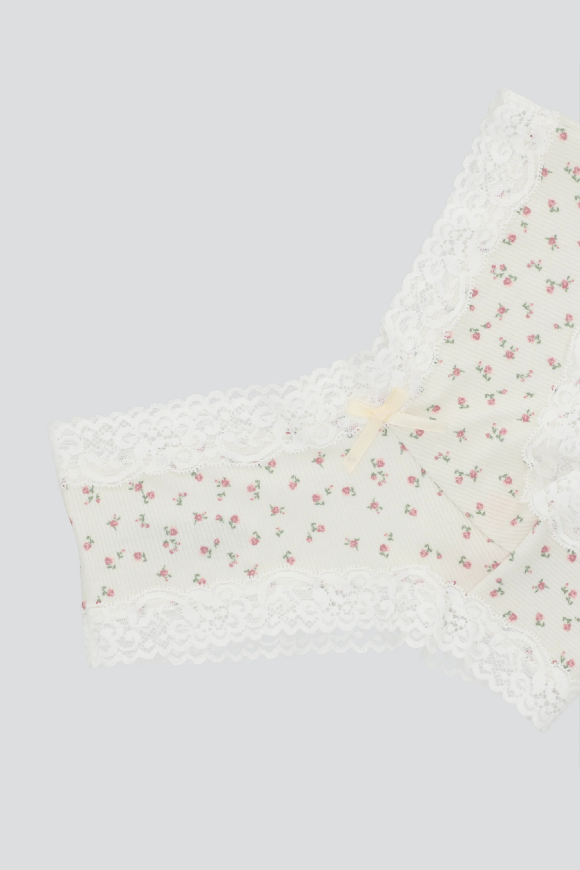 Boxer rib estampado detalle encaje - Image 3