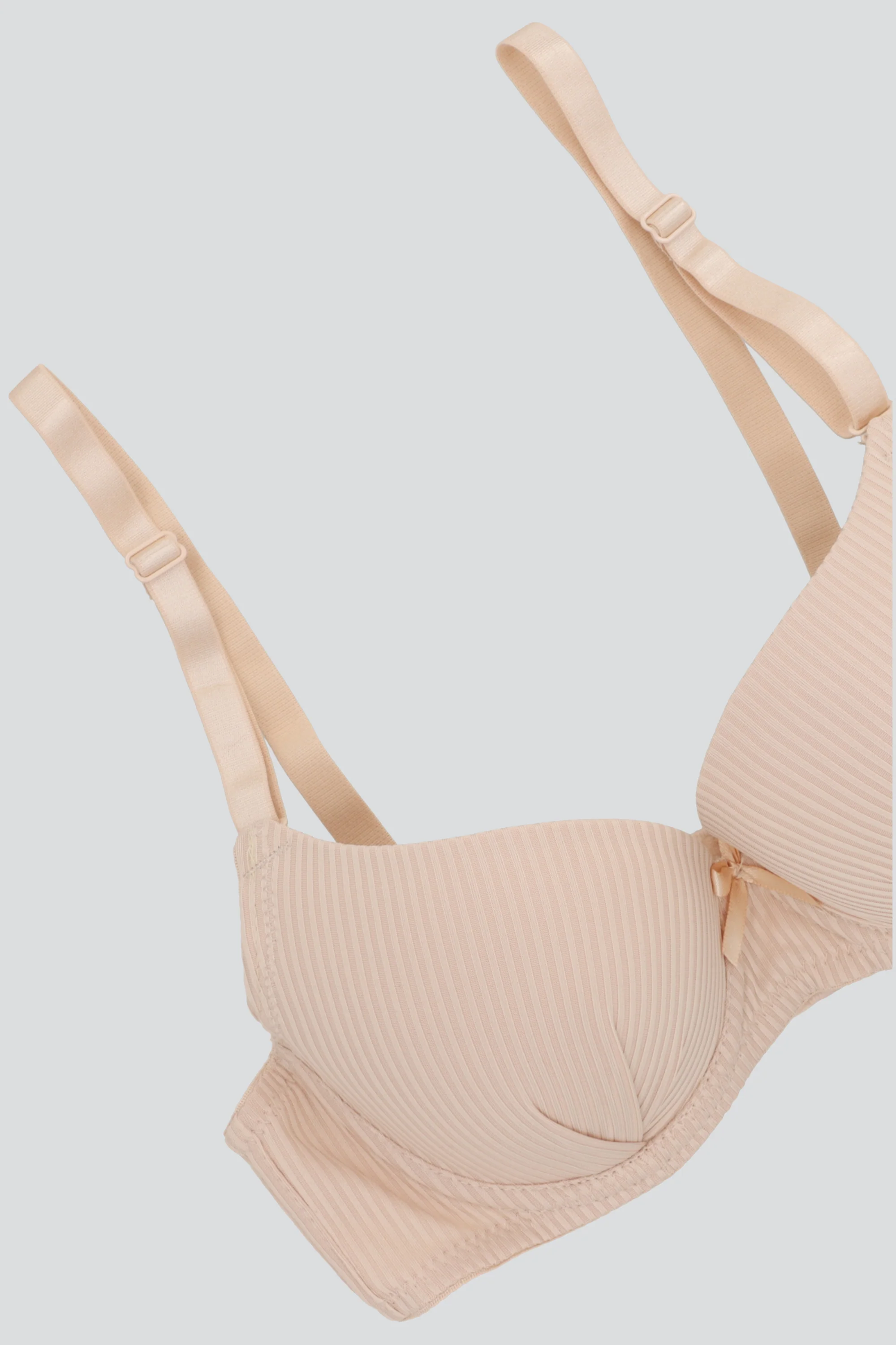 Bra rayado detalle plisado - Image 3