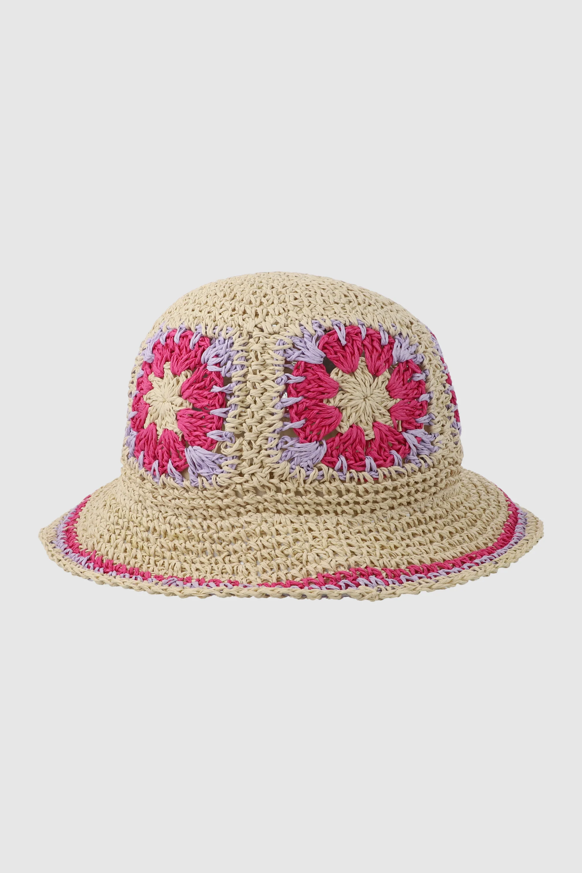 Bucket hat crochet flores - Image 2