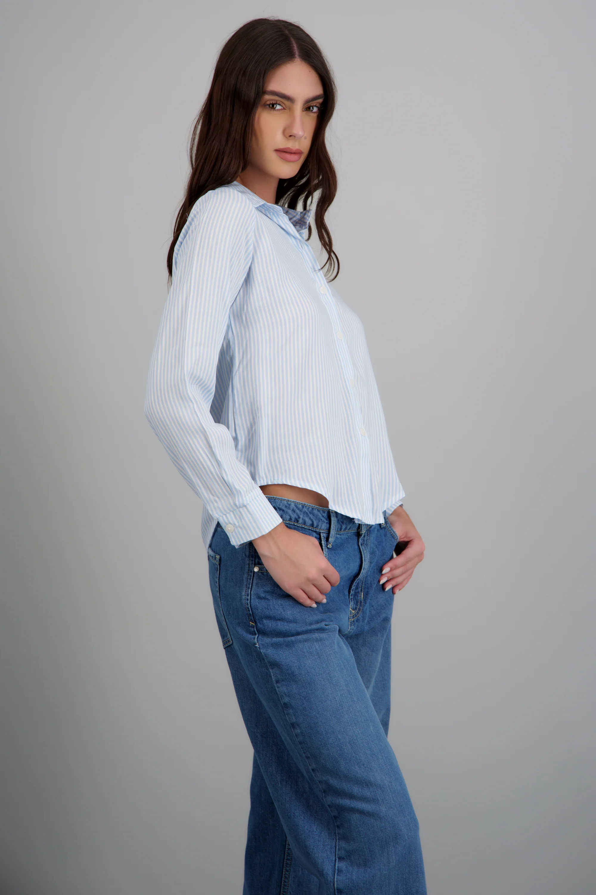 Camisa amplia rayas - Image 2