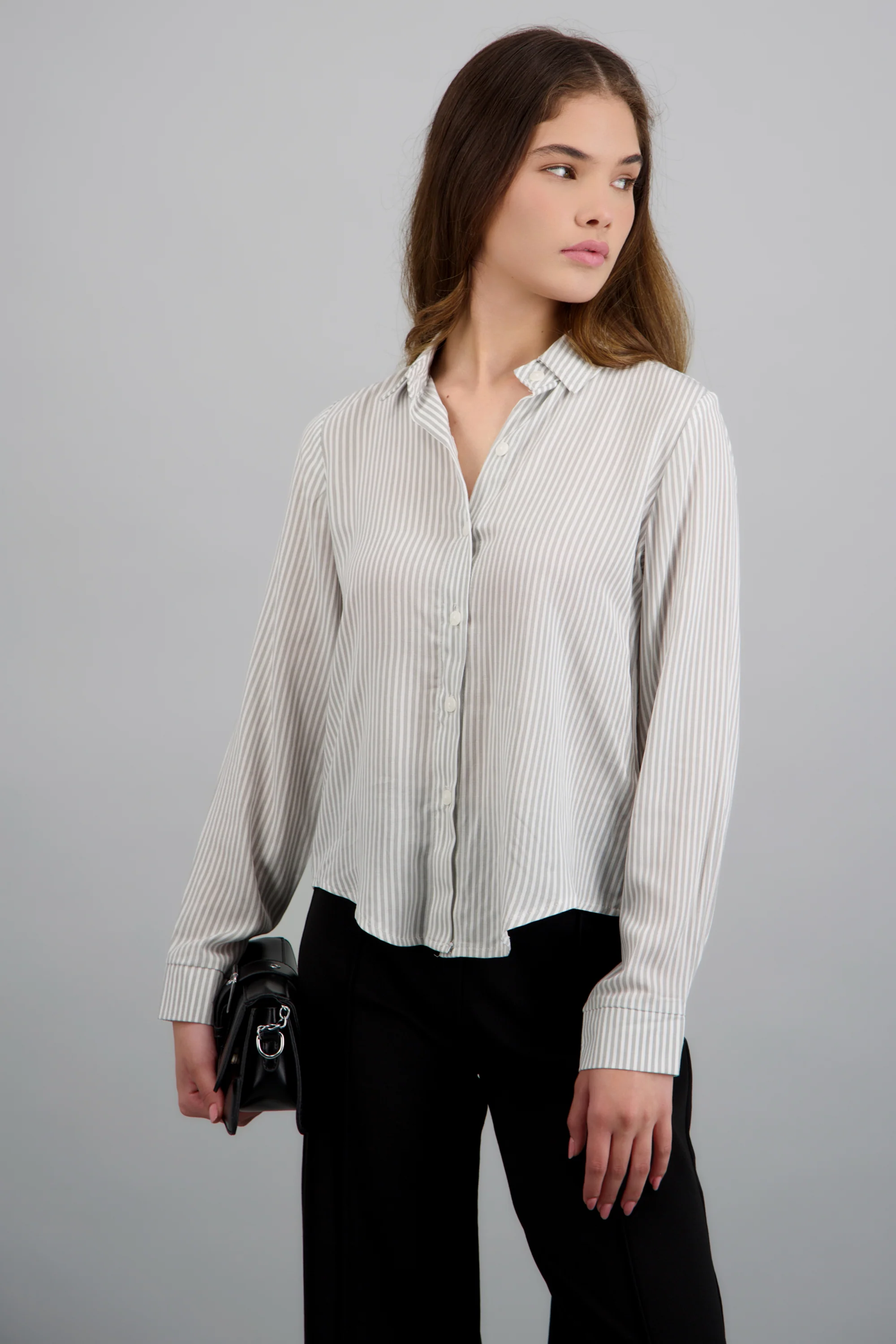 Camisa amplia rayas