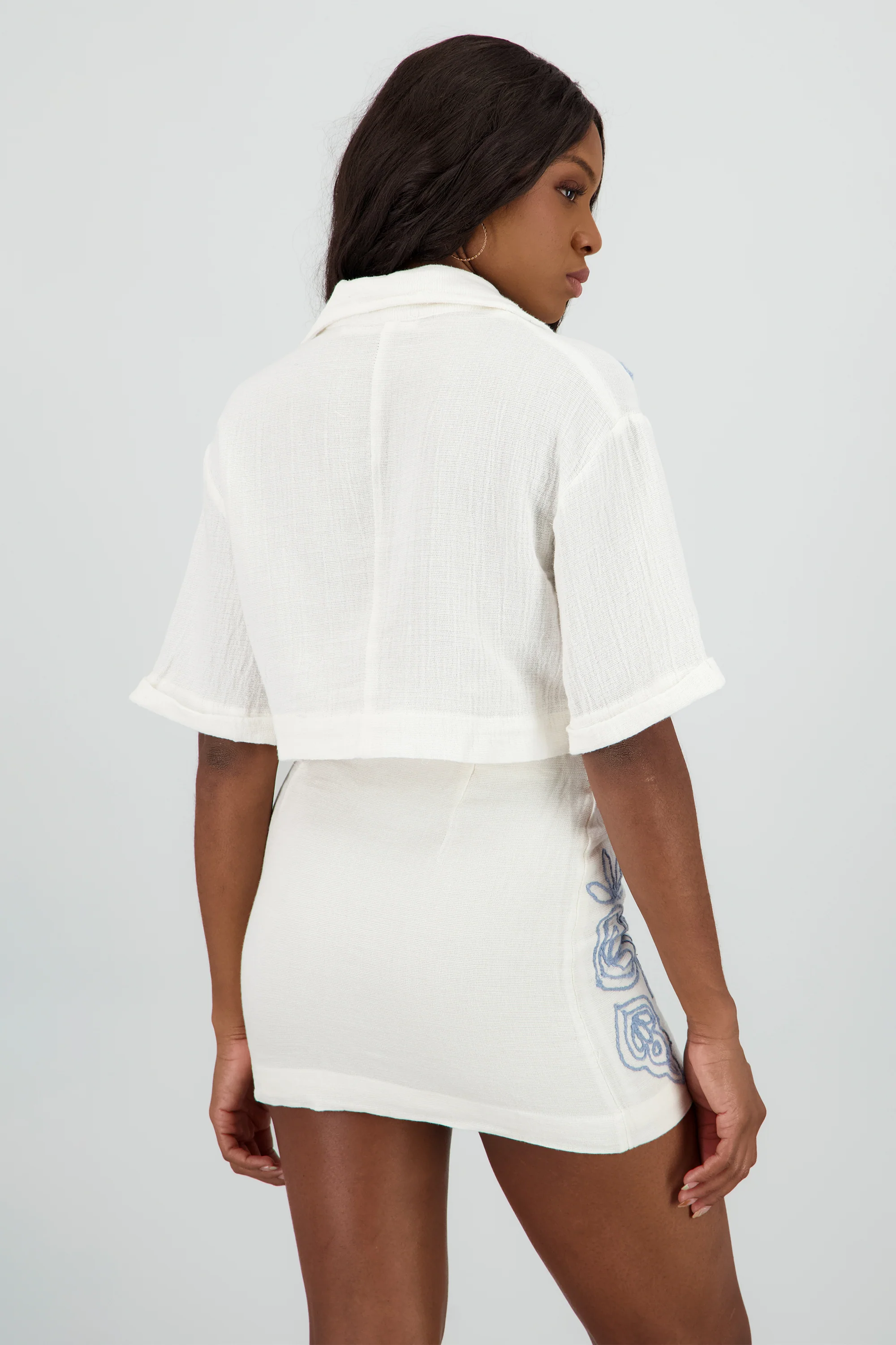 Camisa corta bordado - Image 4