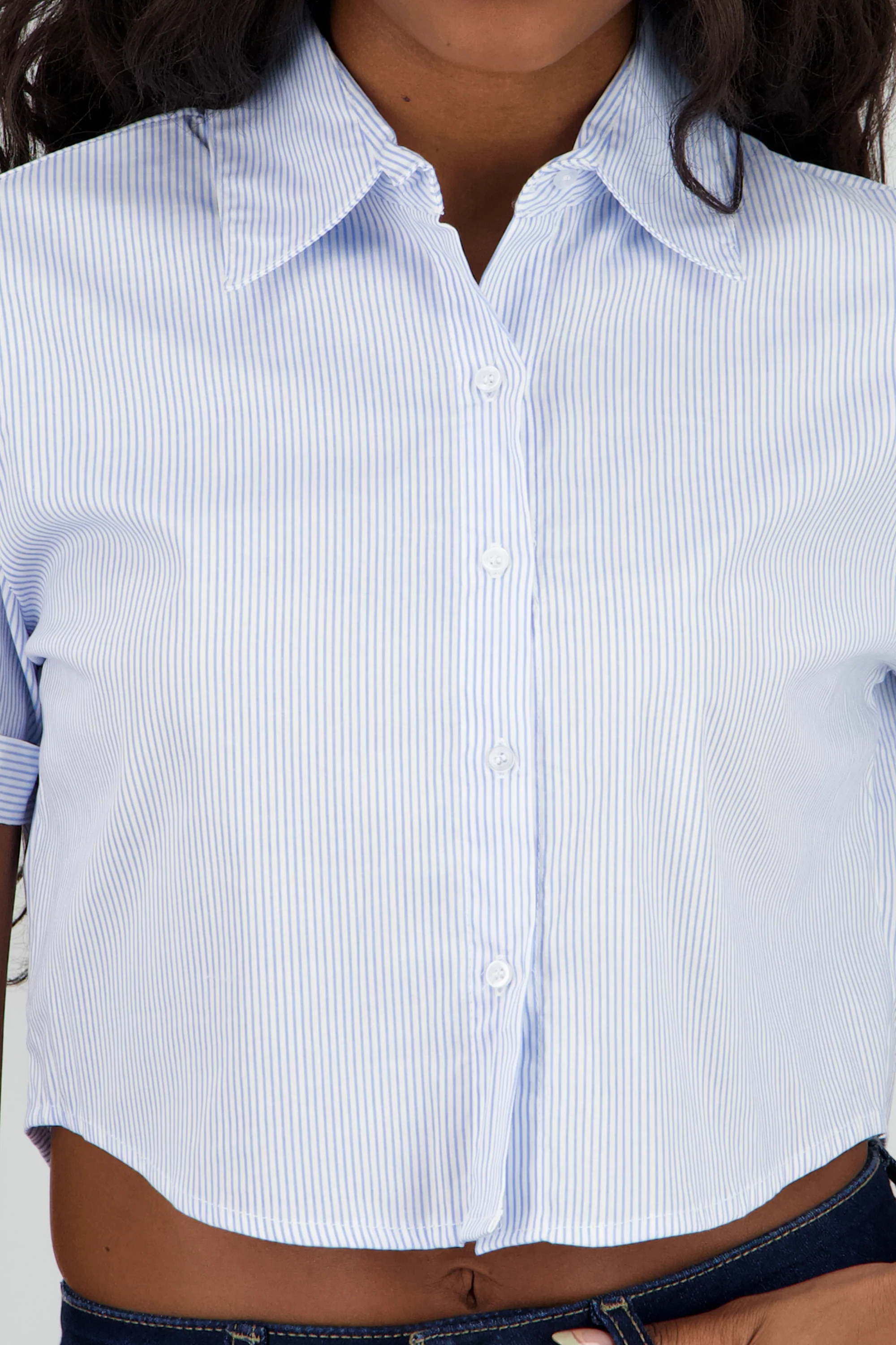 Camisa crop manga corta - Image 5