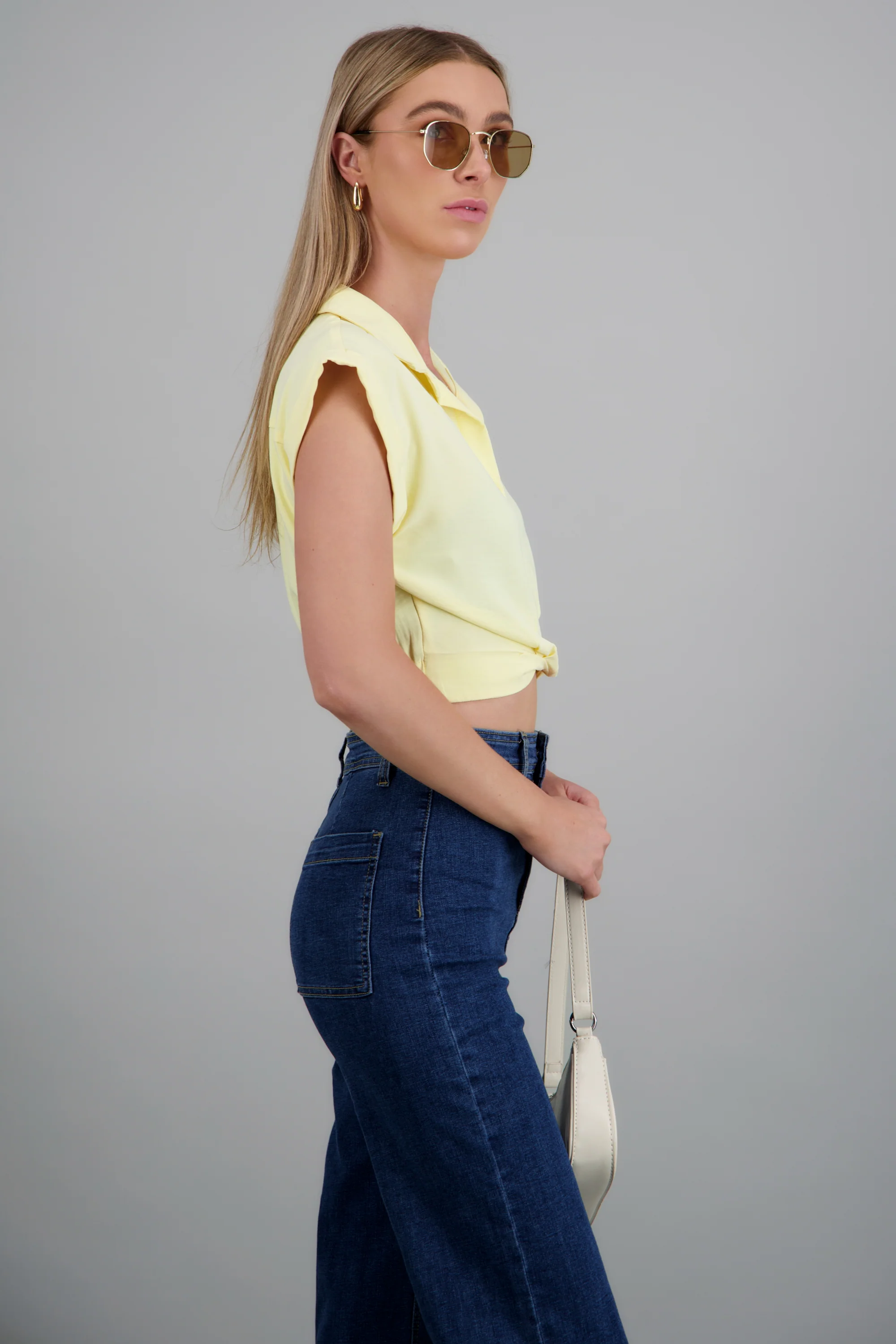 camisa crop manga corta - Image 3