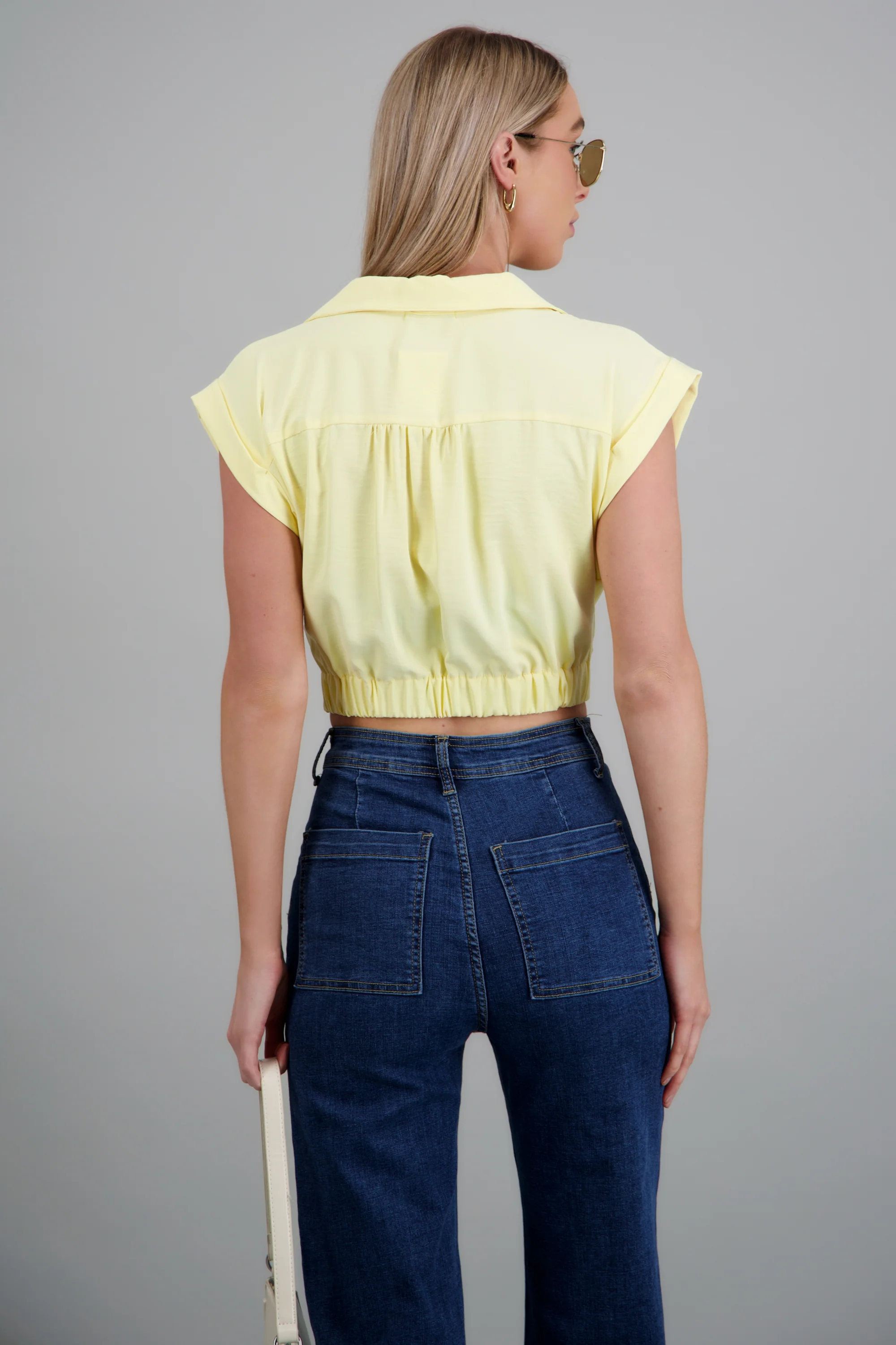 camisa crop manga corta - Image 4
