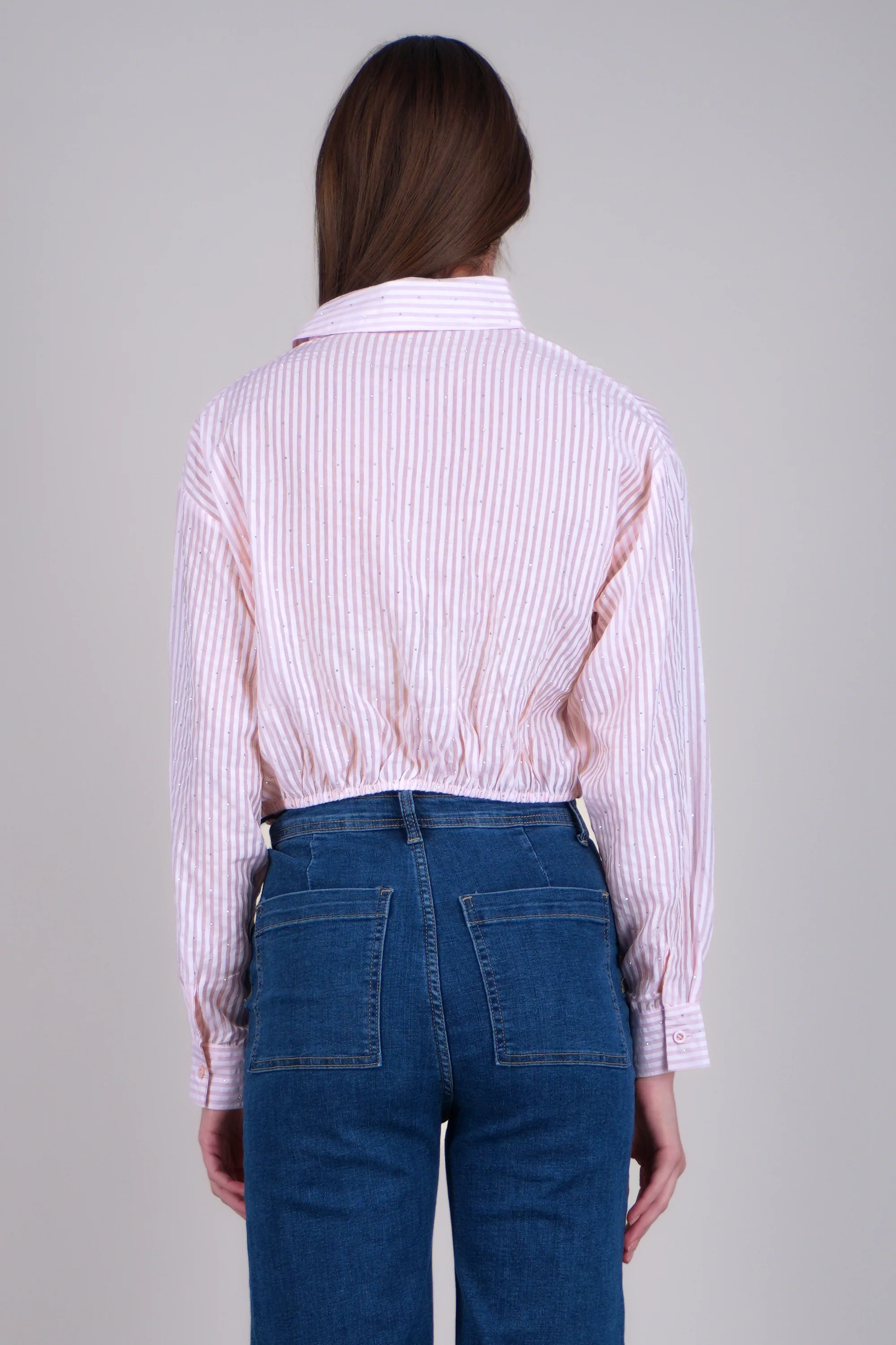 Camisa de rayas detalle brillos - Image 4