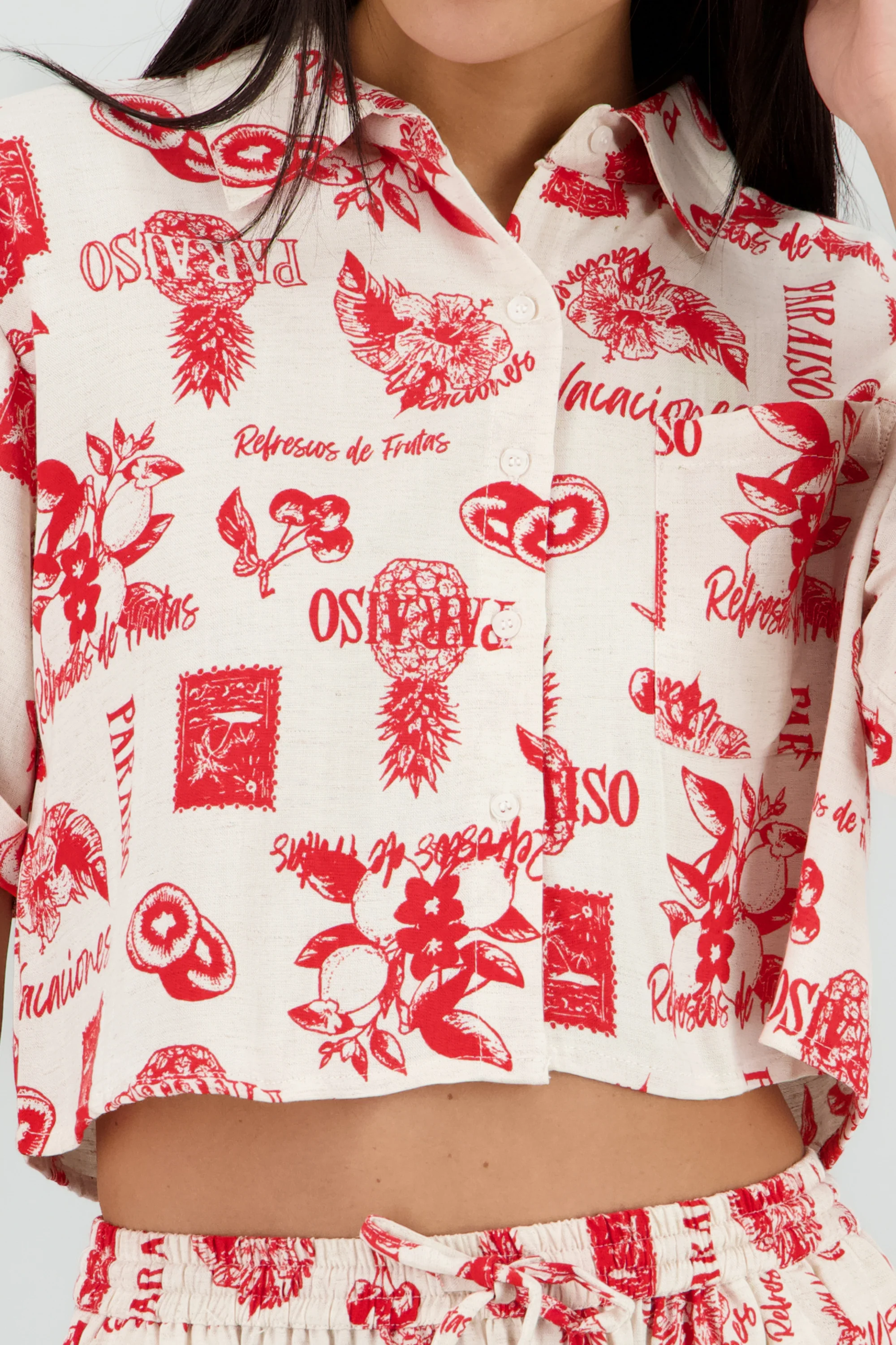 Camisa estampado frutas - Image 5