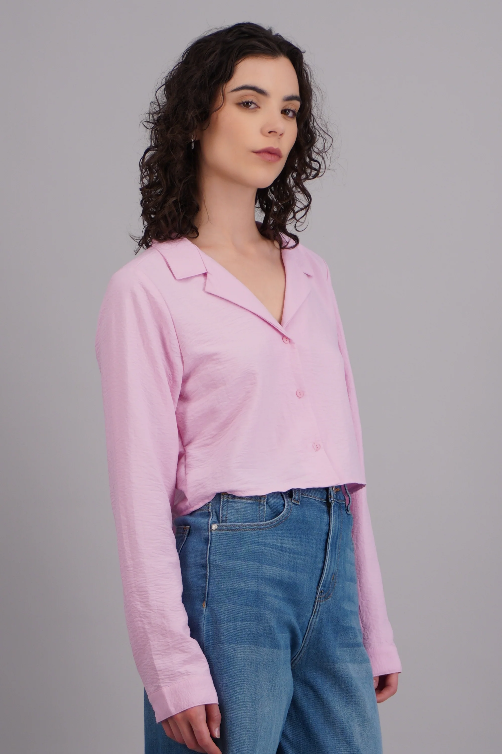 Camisa manga larga crop - Image 2